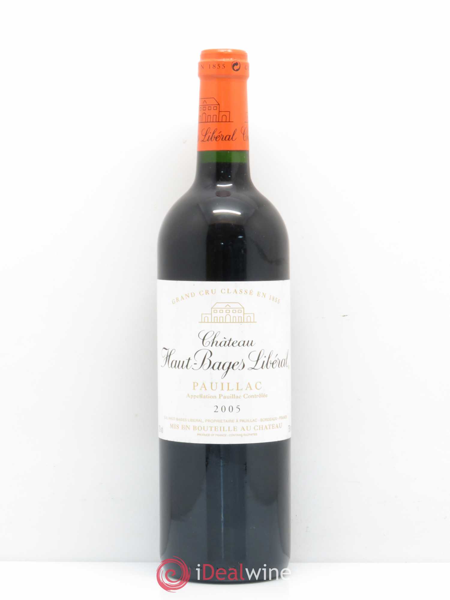 Château Haut Bages Libéral 5ème Grand Cru Classé 2005 - Lot de 1 bouteille - 0