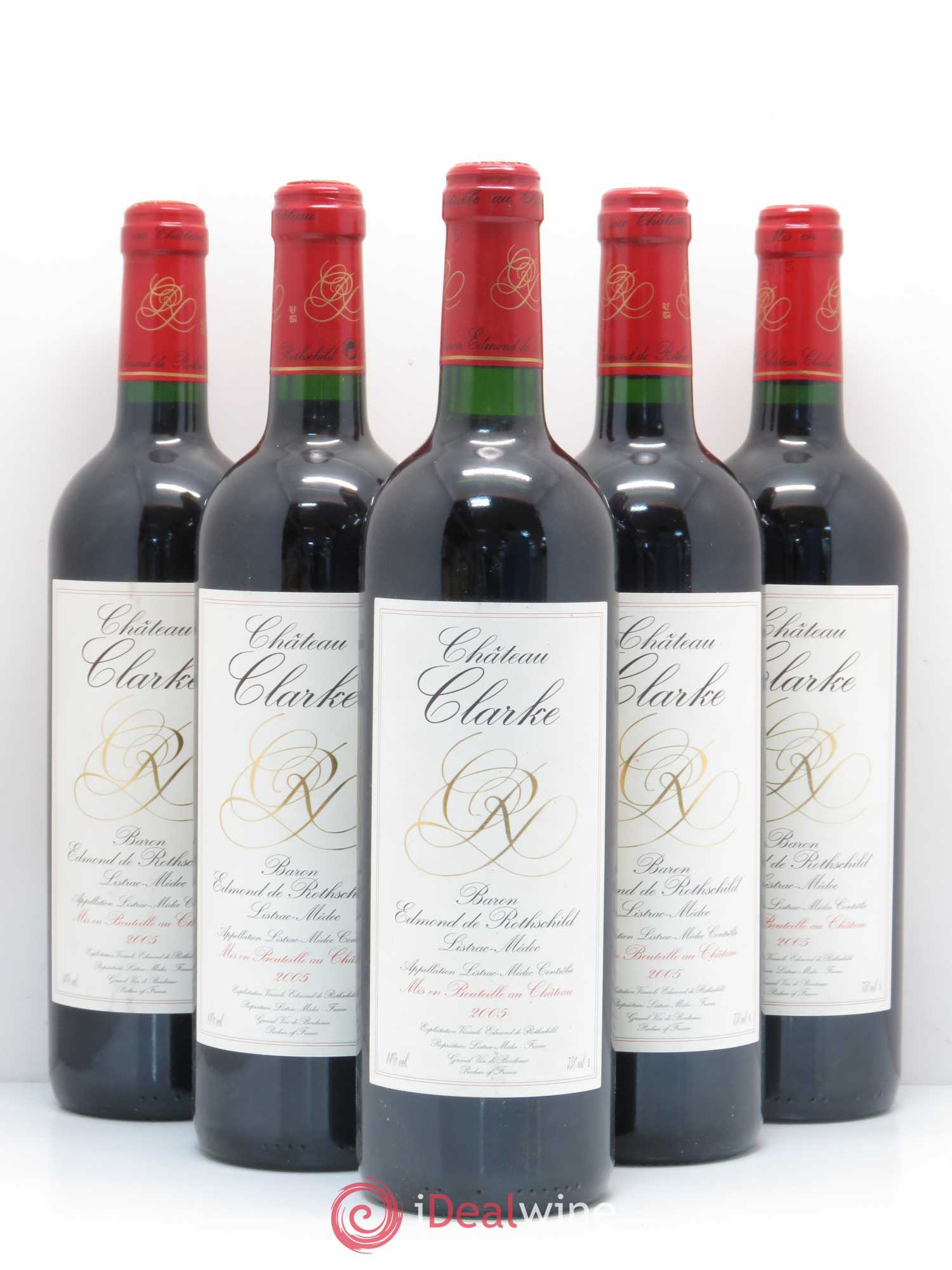 Château Clarke 2005 - Lot de 5 bouteilles - 0