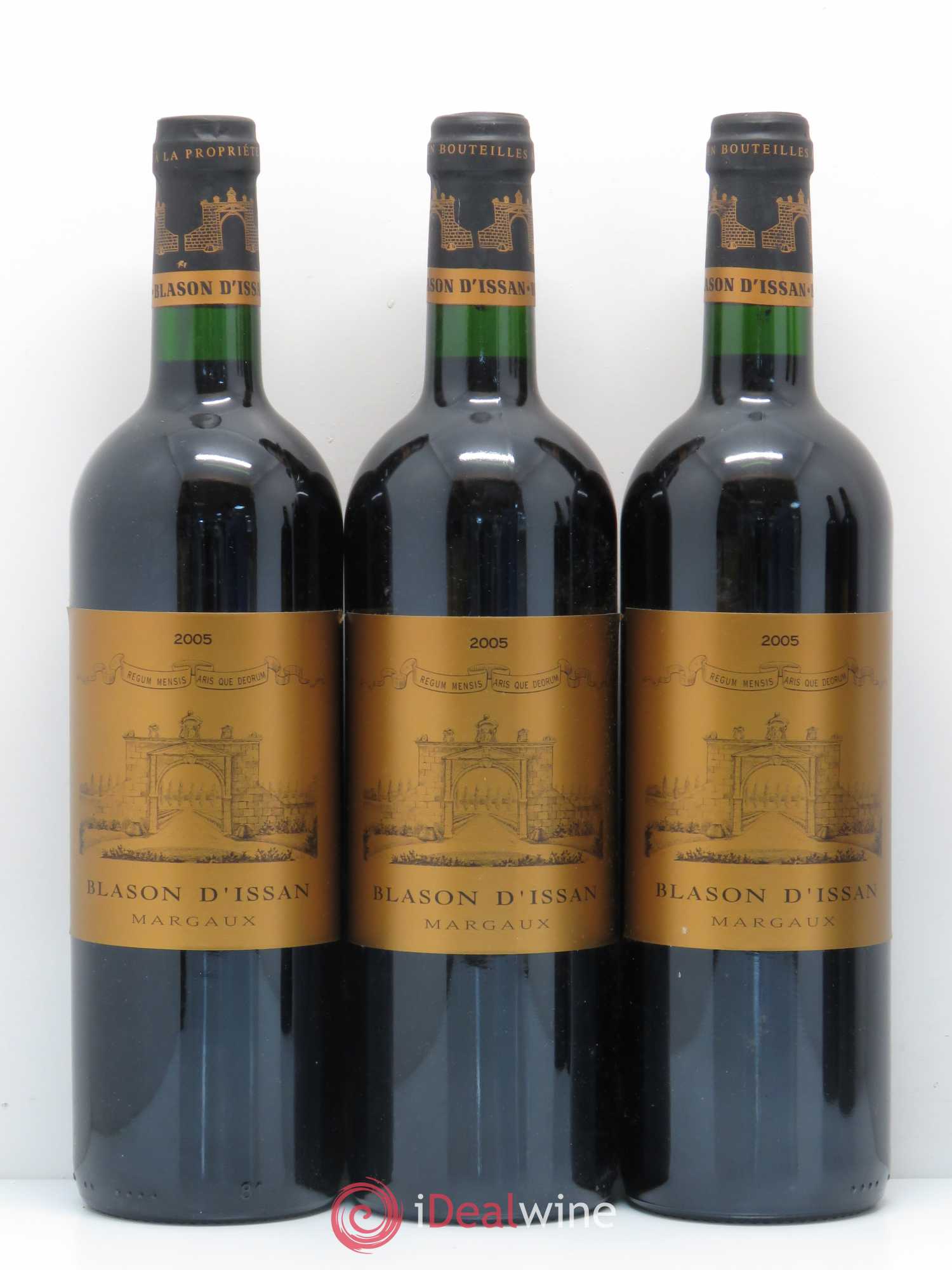 Blason d'Issan 2005 - Lot de 5 bouteilles - 1