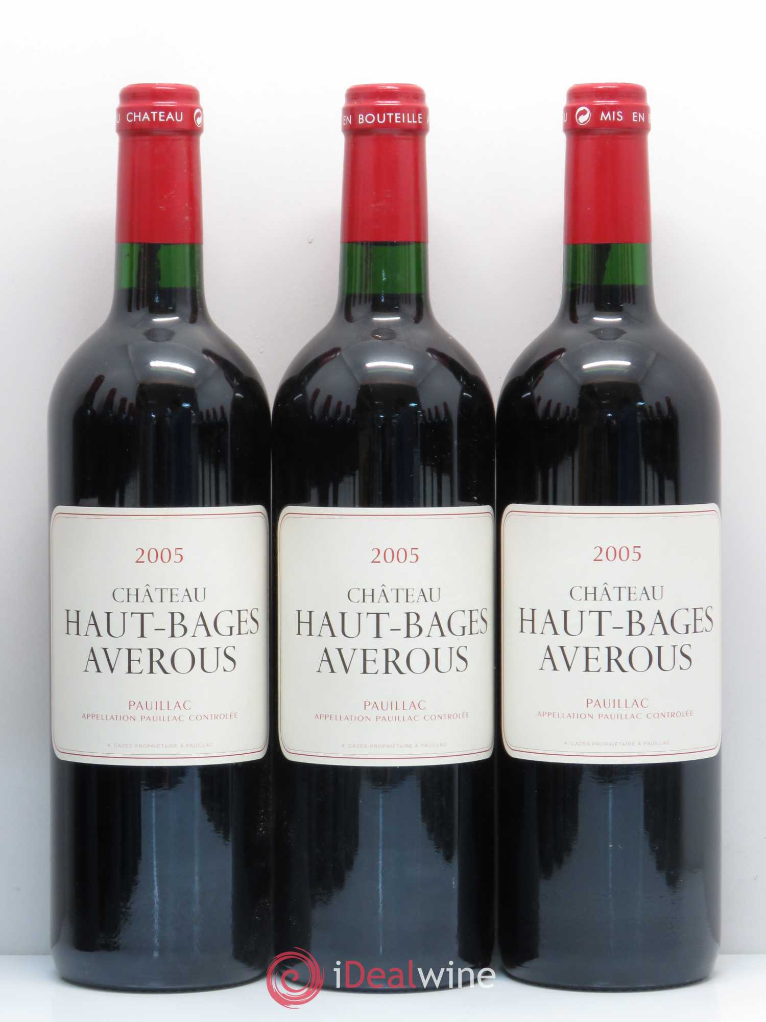 Château Haut Bages Averous Cru Bourgeois 2005 - Lot de 12 bouteilles - 1