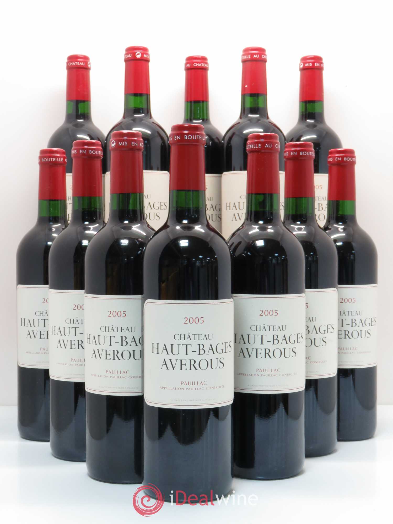 Château Haut Bages Averous Cru Bourgeois 2005 - Lot de 12 bouteilles - 0