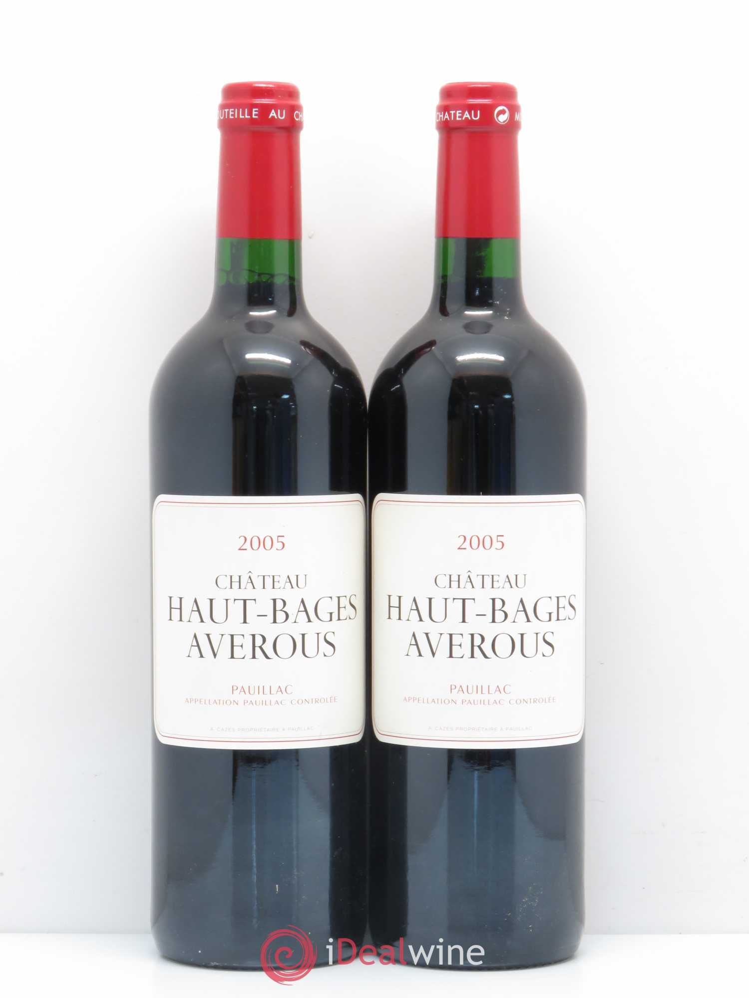 Château Haut Bages Averous Cru Bourgeois 2005 - Lot de 2 bouteilles - 0