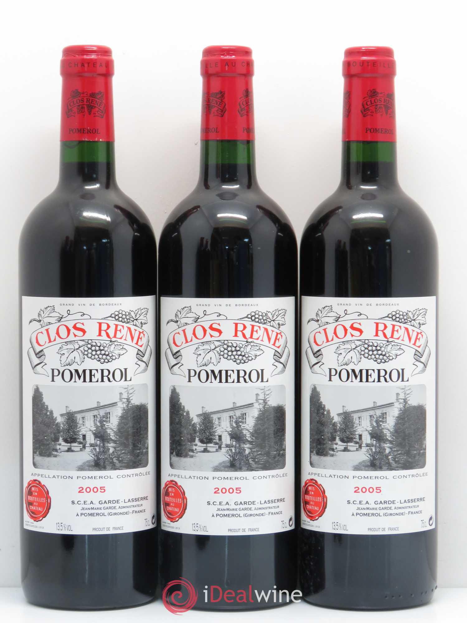 Clos René 2005 - Posten von 5 Flaschen - 1