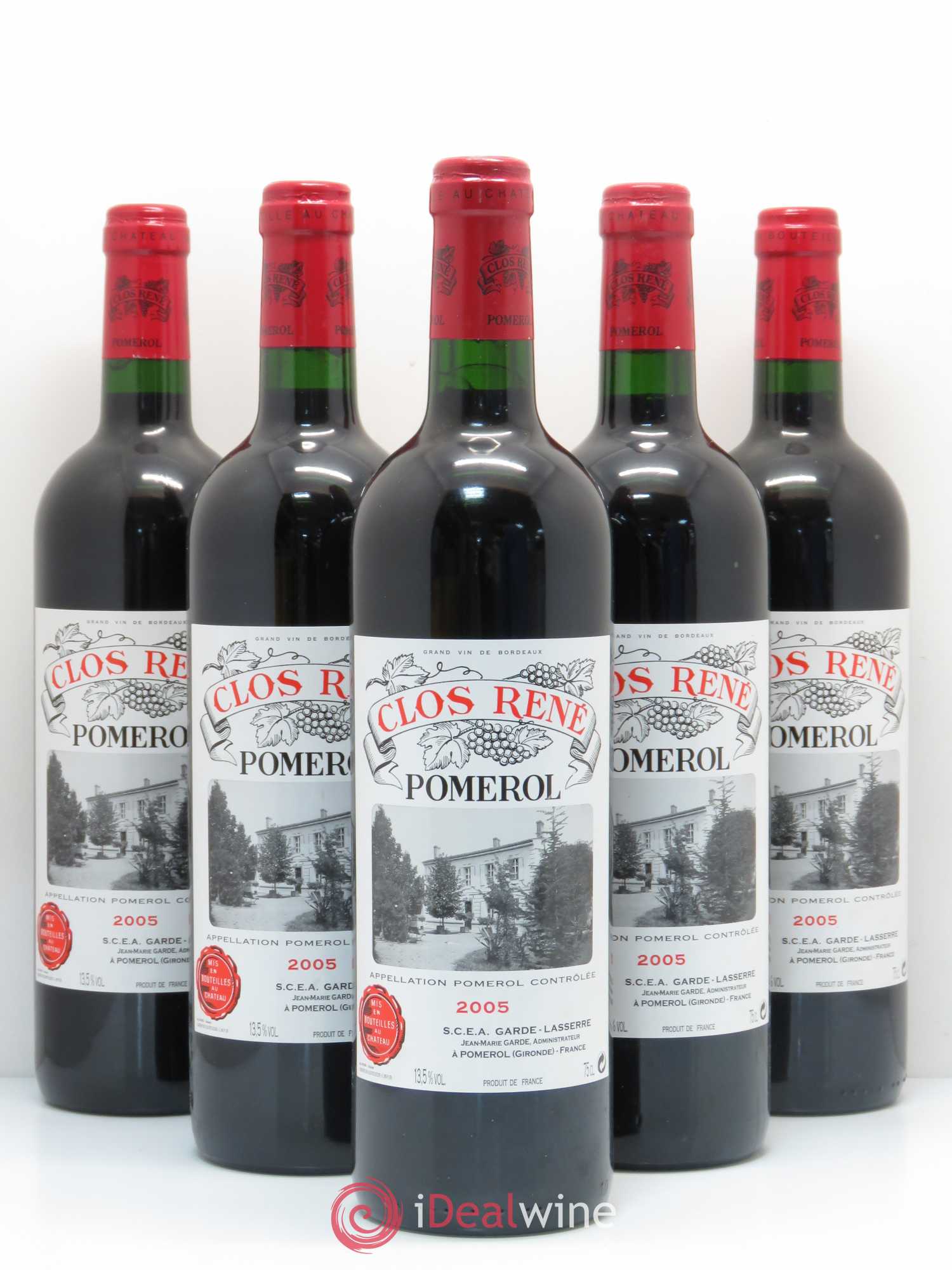 Clos René 2005 - Posten von 5 Flaschen - 0