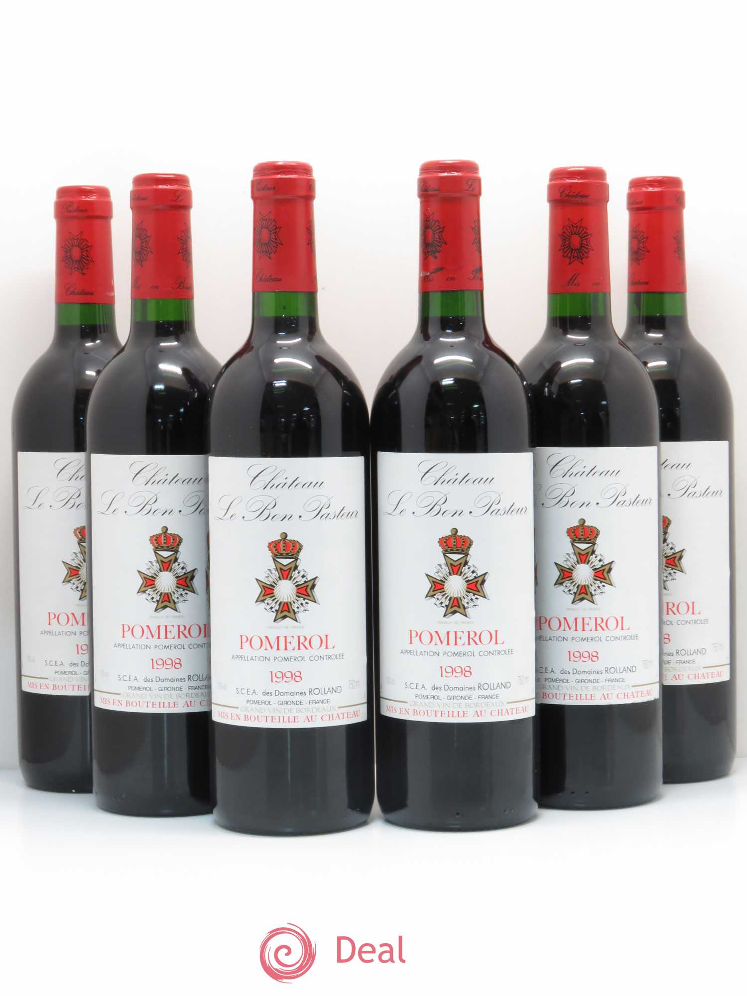 Château le Bon Pasteur 1998 - Lot de 6 bouteilles - 0