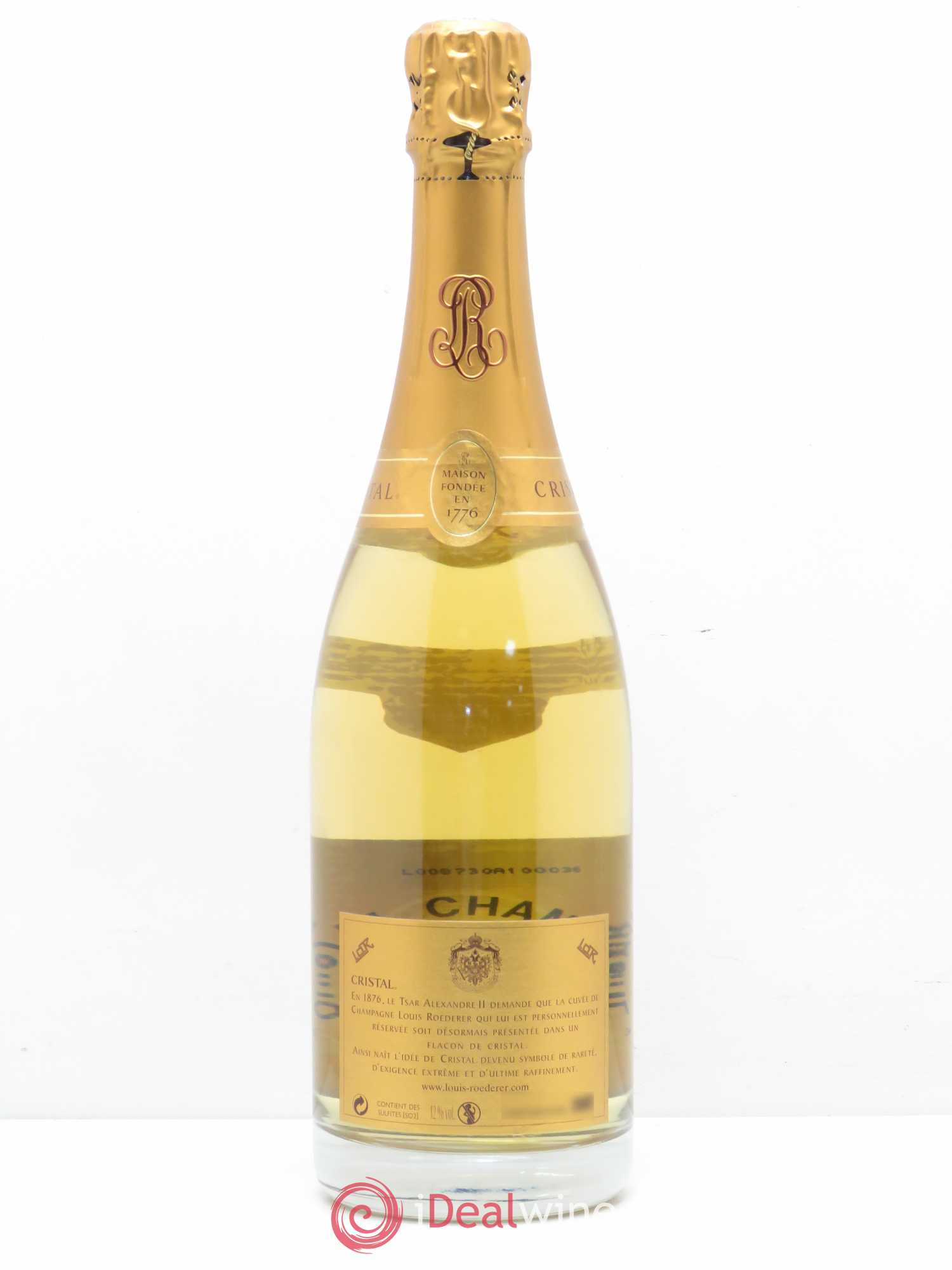 Cristal Louis Roederer 2004 - Lot de 1 bouteille - 1