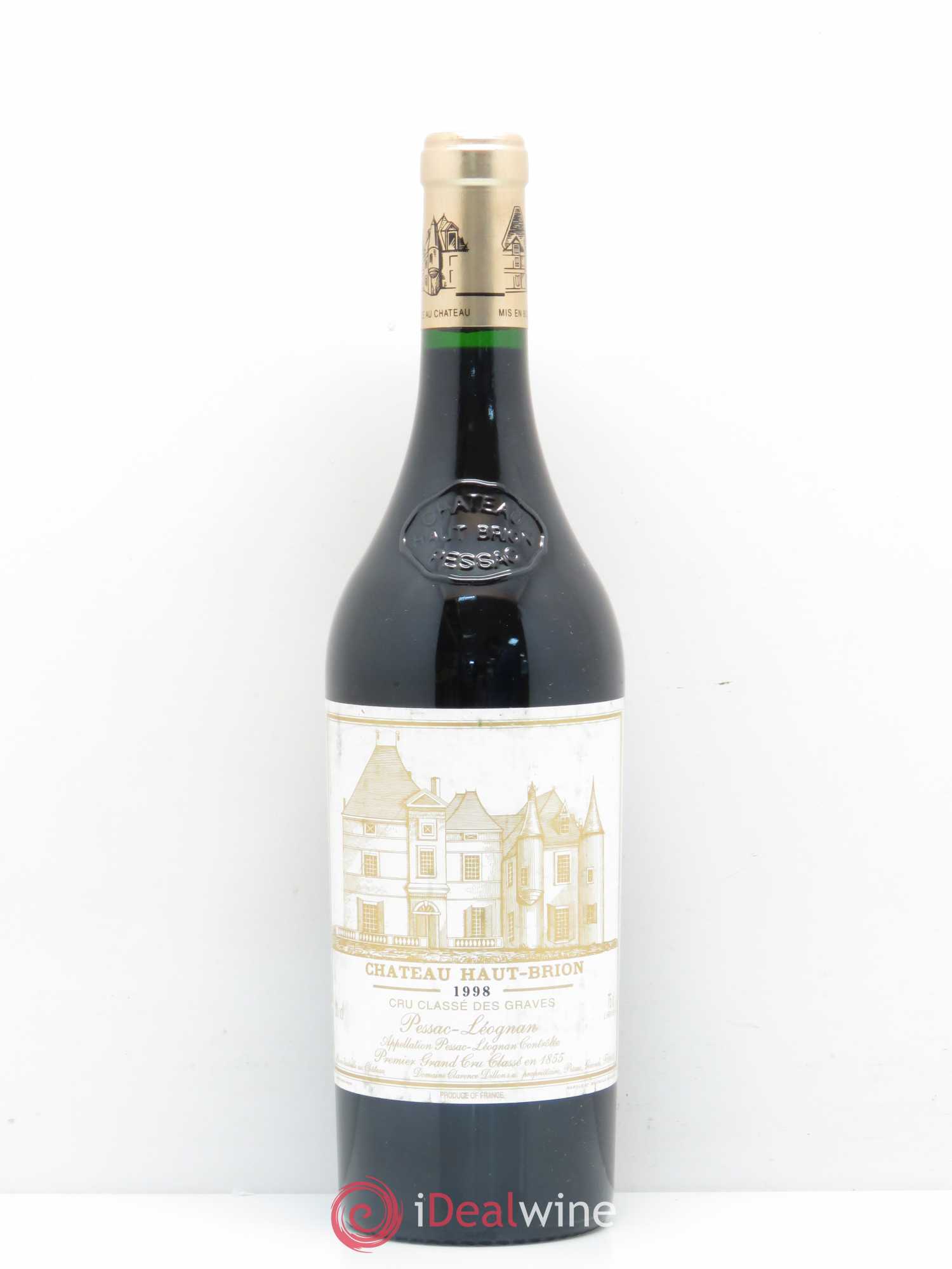 Château Haut Brion 1er Grand Cru Classé 1998 - Lot de 1 bouteille - 0