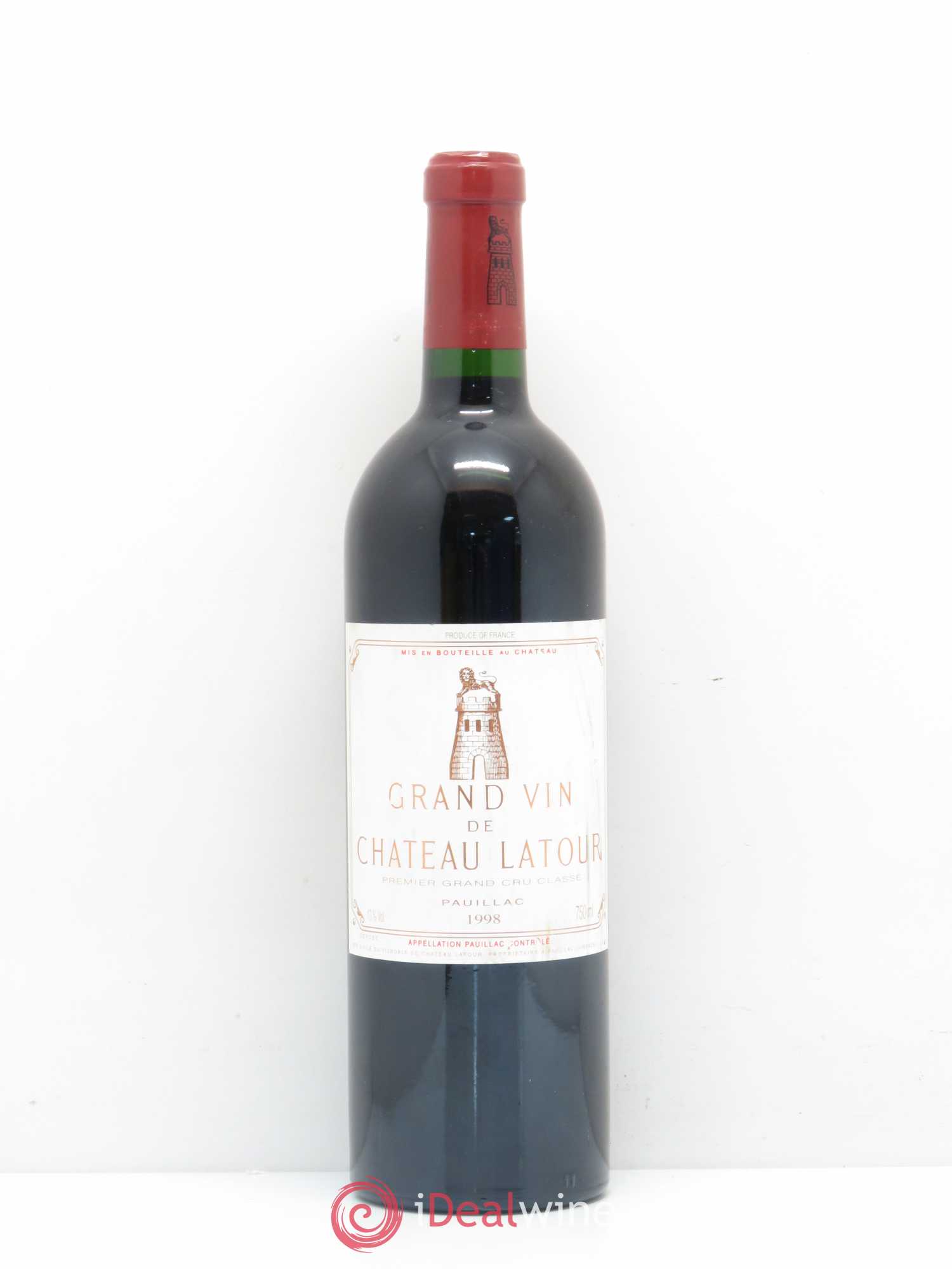 Château Latour 1er Grand Cru Classé 1998 - Lot de 1 bouteille - 0