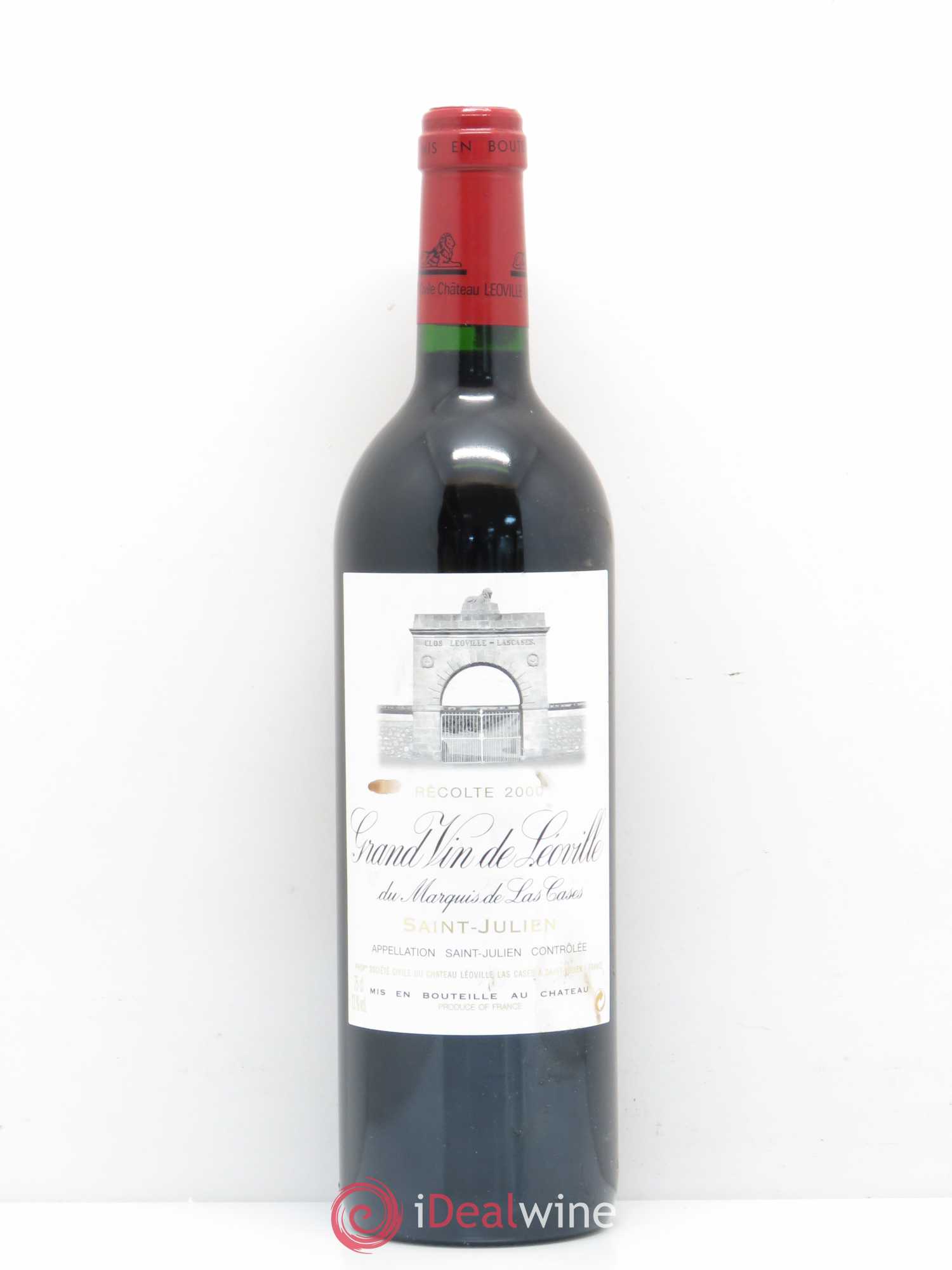 Château Léoville Las Cases 2ème Grand Cru Classé 2000 - Lot de 1 bouteille - 0