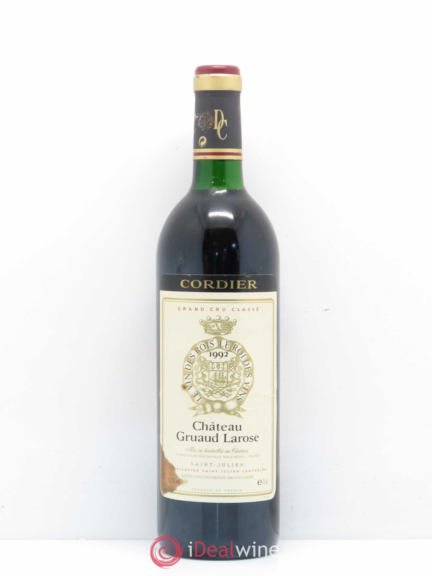 Château Gruaud Larose 2ème Grand Cru Classé 1992 - Lot de 1 bouteille - 0