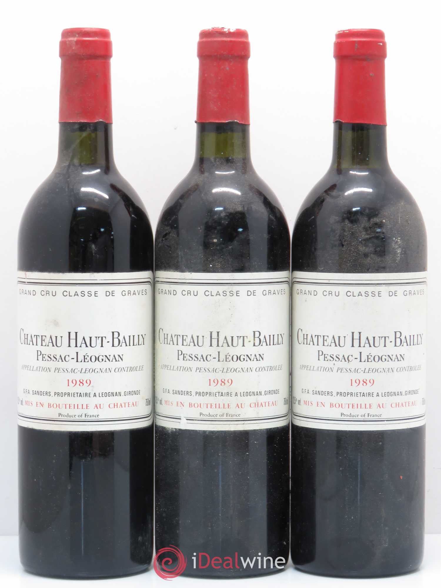 Château Haut-Bailly Cru Classé de Graves 1989 - Lot de 12 bouteilles - 3