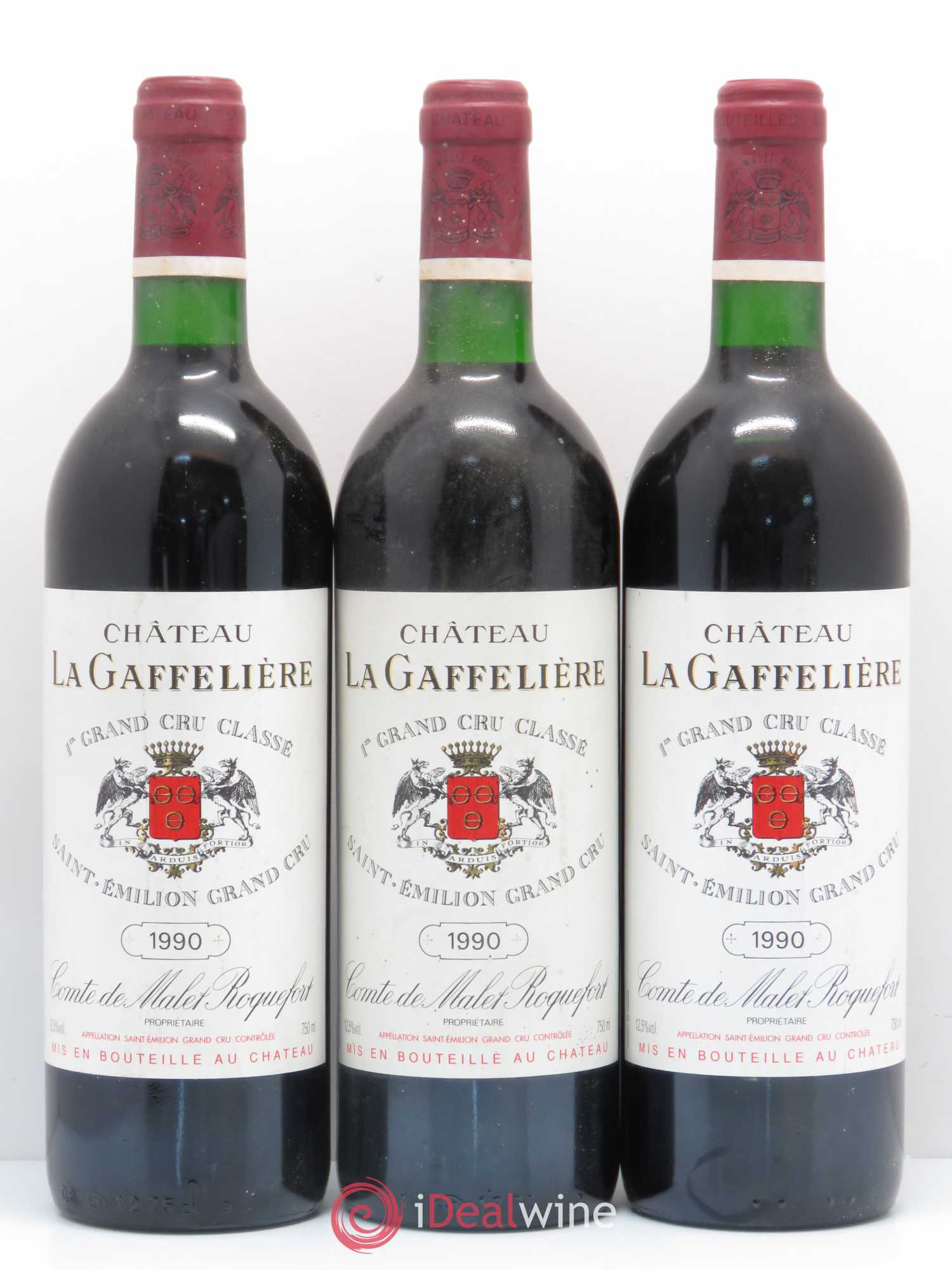 Château la Gaffelière 1er Grand Cru Classé B 1990 - Lot de 6 bouteilles - 1