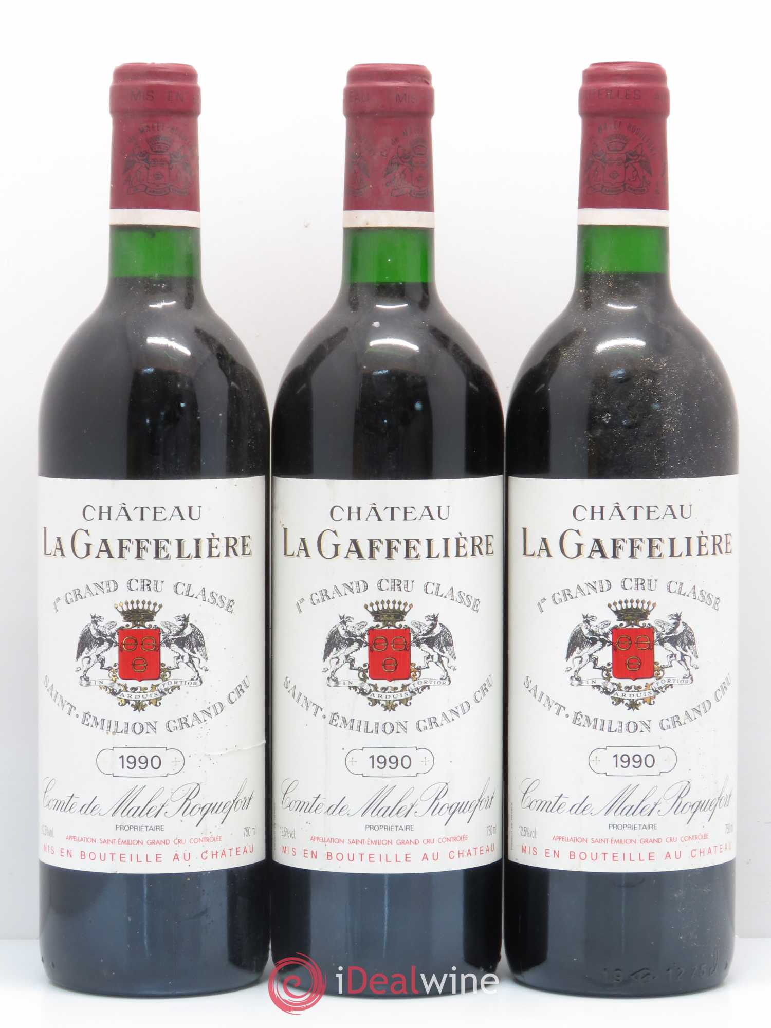 Château la Gaffelière 1er Grand Cru Classé B 1990 - Lot de 6 bouteilles - 2