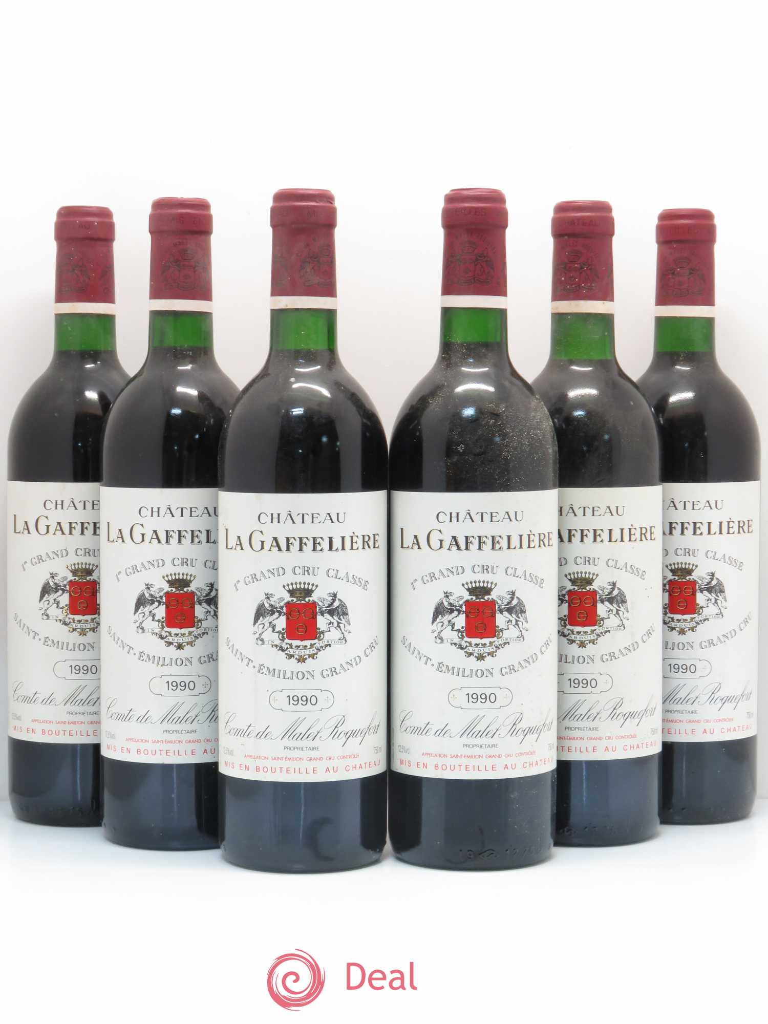 Château la Gaffelière 1er Grand Cru Classé B 1990 - Lot de 6 bouteilles - 0