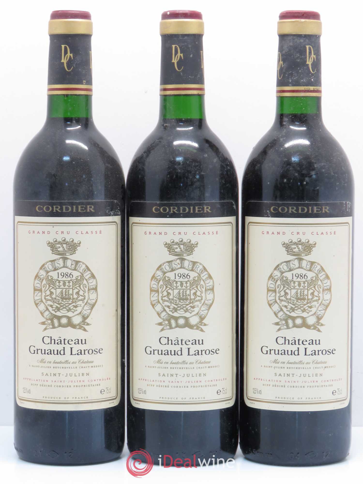 Château Gruaud Larose 2ème Grand Cru Classé 1986 - Lot de 6 bouteilles - 1