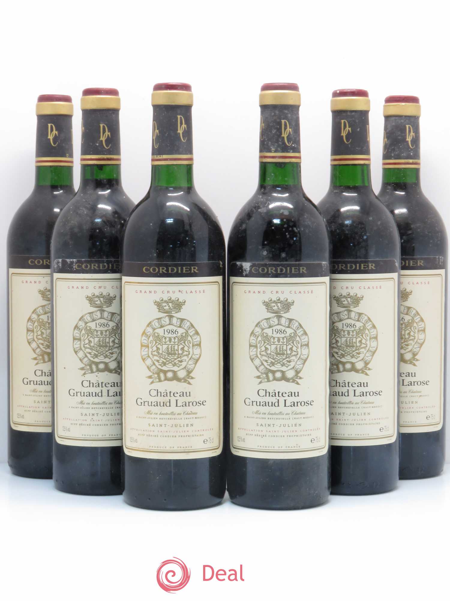 Château Gruaud Larose 2ème Grand Cru Classé 1986 - Lot de 6 bouteilles - 0