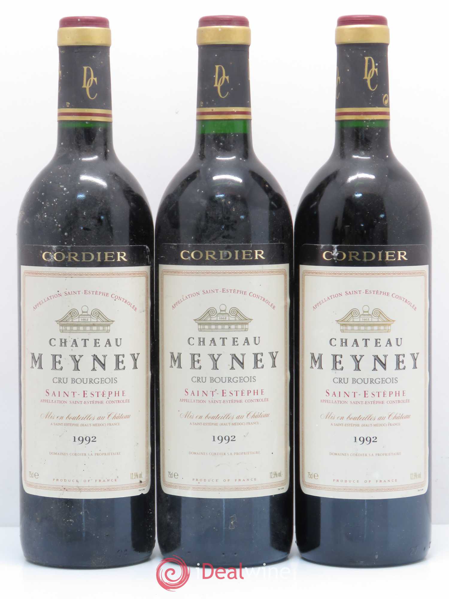 Château Meyney 1992 - Lot de 5 bouteilles - 1