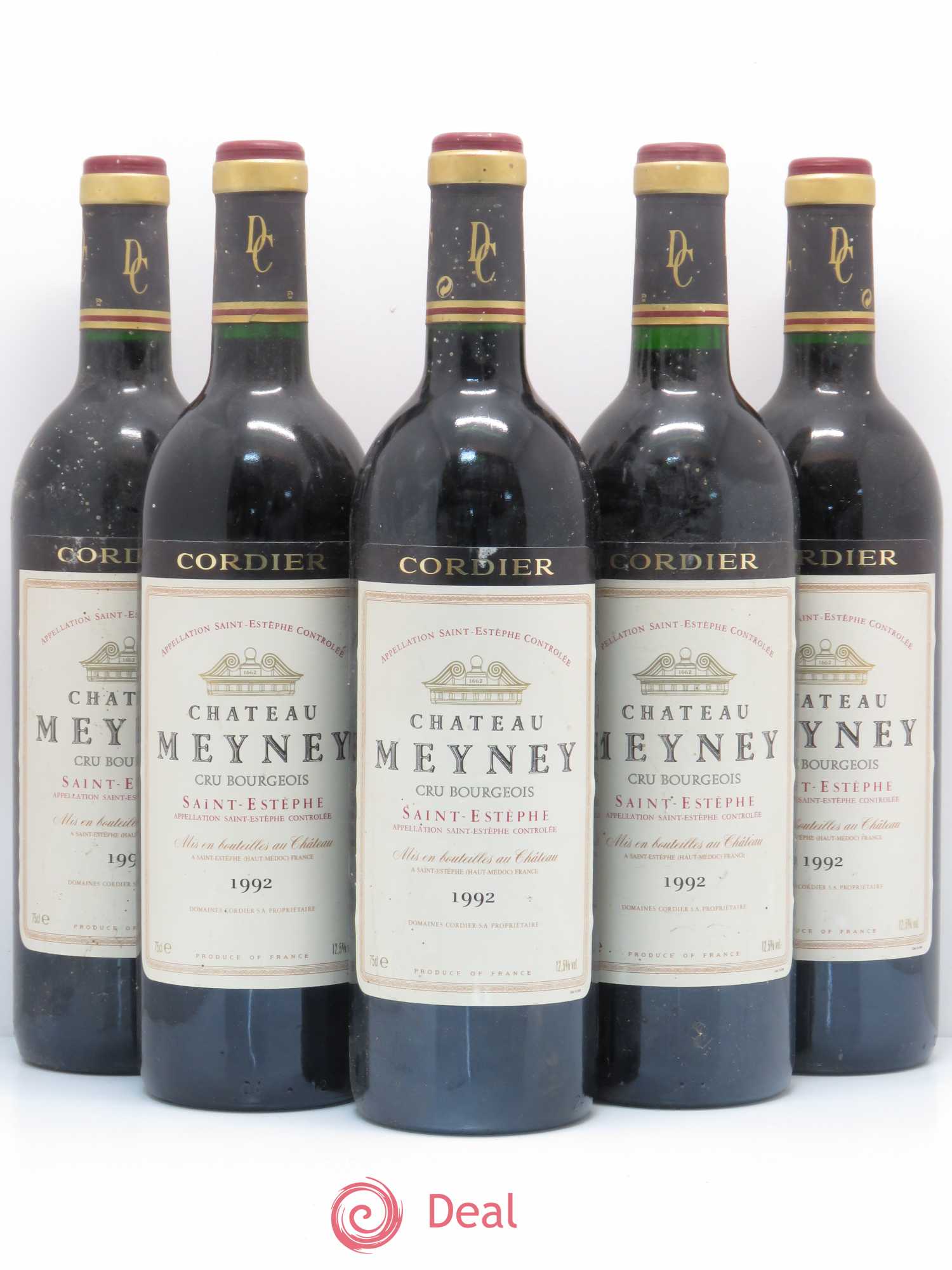Château Meyney 1992 - Lot de 5 bouteilles - 0