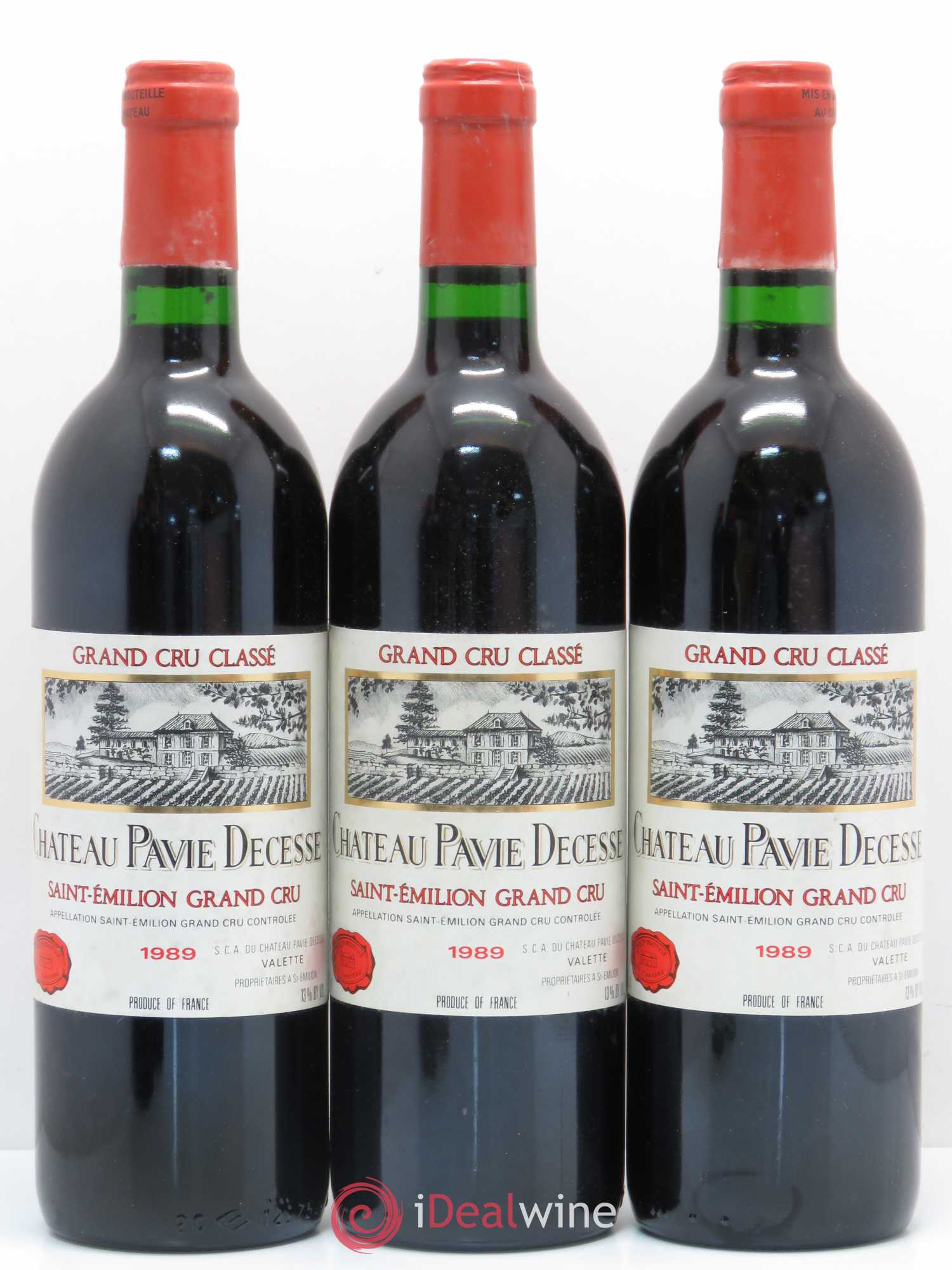 Château Pavie Decesse Grand Cru Classé 1989 - Lot de 5 bouteilles - 1