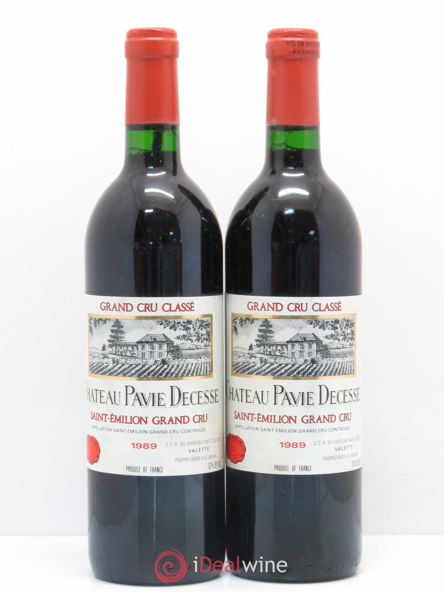 Château Pavie Decesse Grand Cru Classé 1989 - Lot de 5 bouteilles - 2