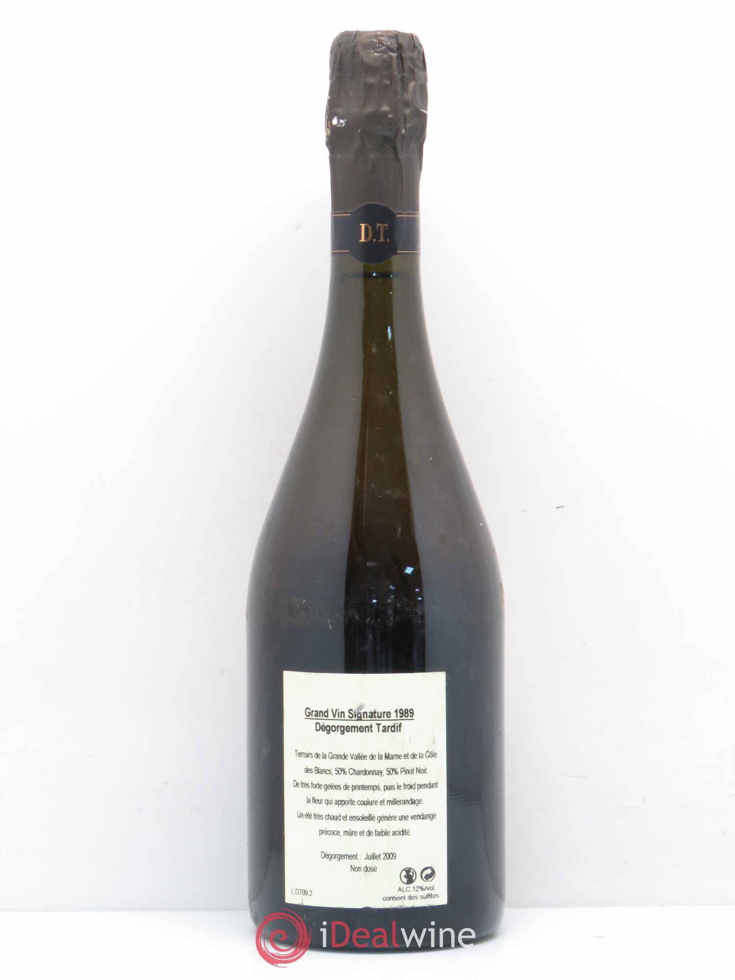 Dégorgement Tardif Jacquesson Signature 1989 - Lot de 1 bouteille - 1