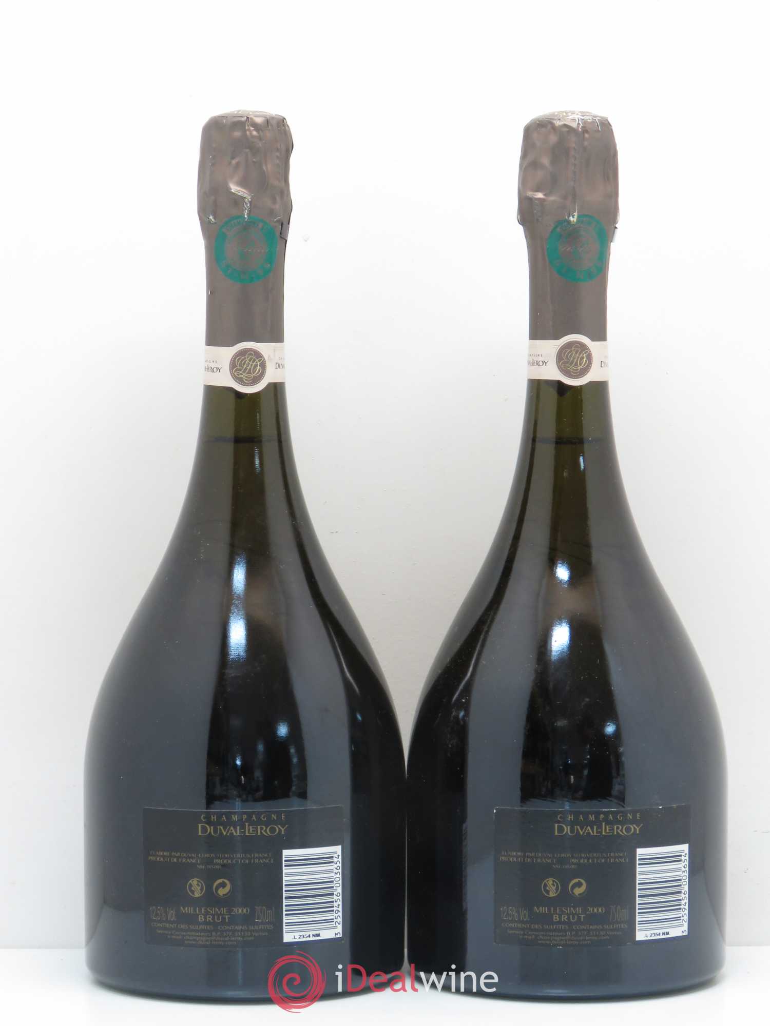 Champagne Duval-Leroy Femme de Champagne 2000 - Posten von 2 Flaschen - 1