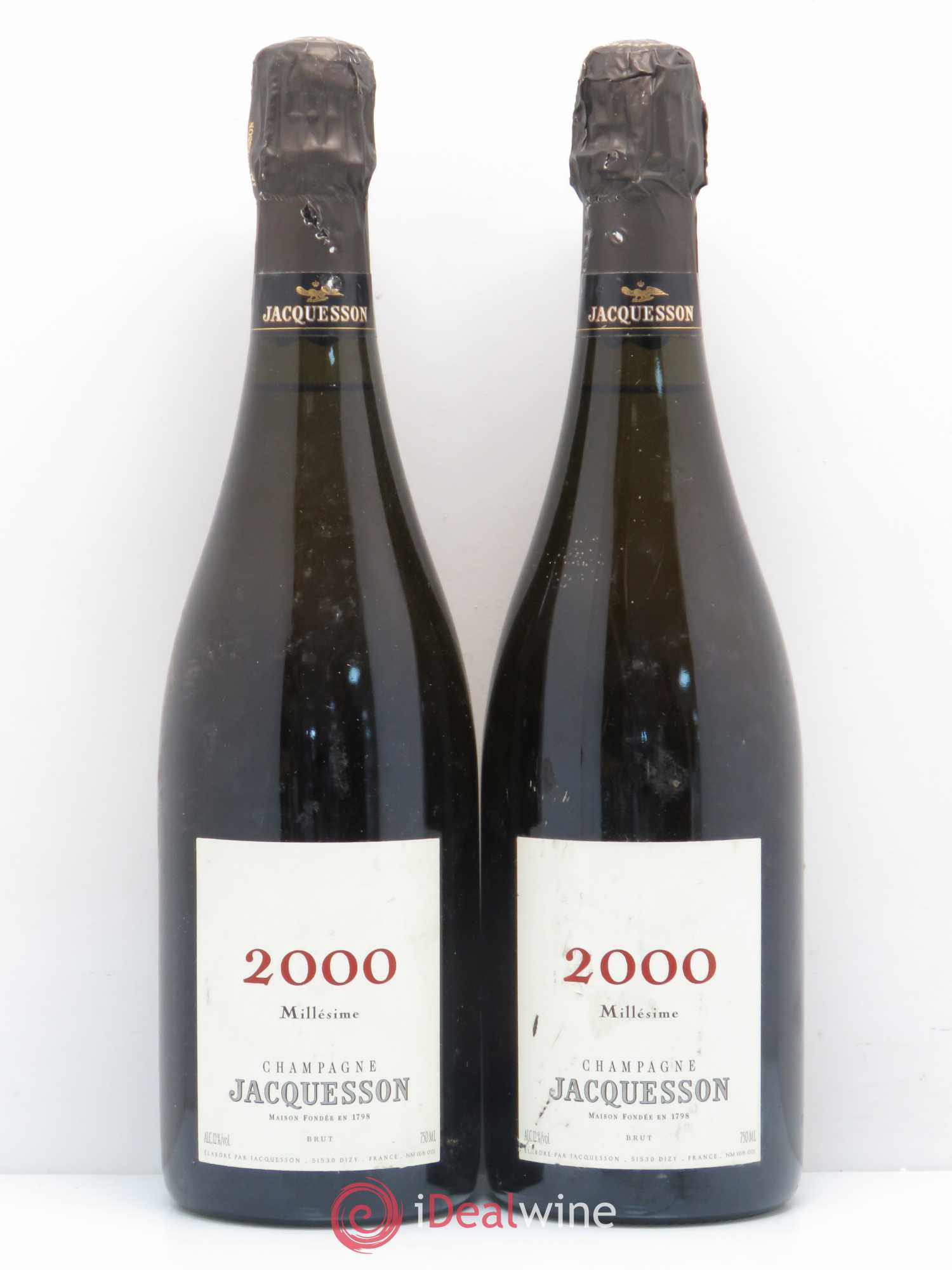 Millésimé Jacquesson 2000 - Lot de 2 bouteilles - 0