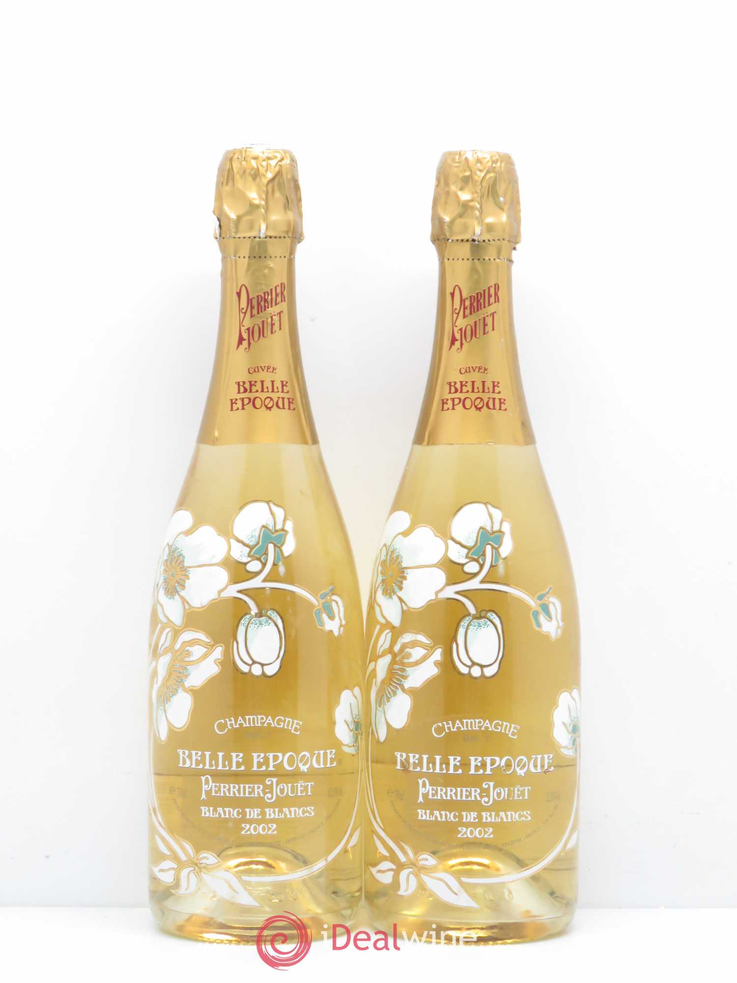Cuvée Belle Epoque Brut Perrier-Jouët Blanc de Blancs 2002 - Lot de 2 bouteilles - 0