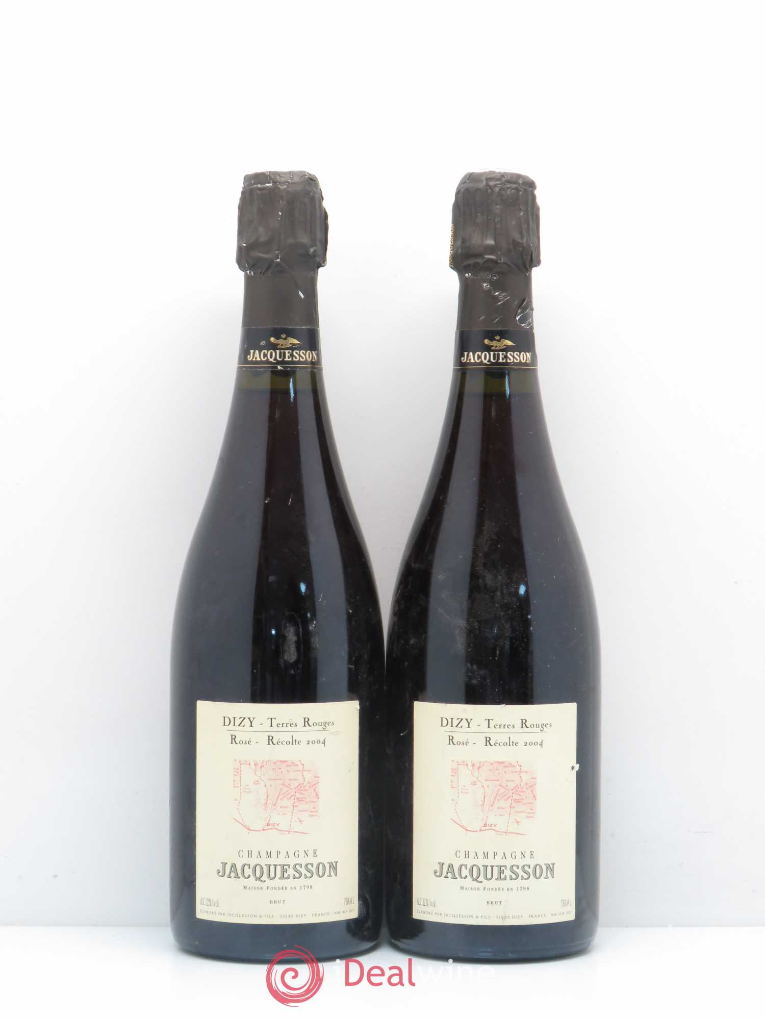 Dizy Terres Rouges Jacquesson 2004 - Lotto di 2 bottiglie - 0
