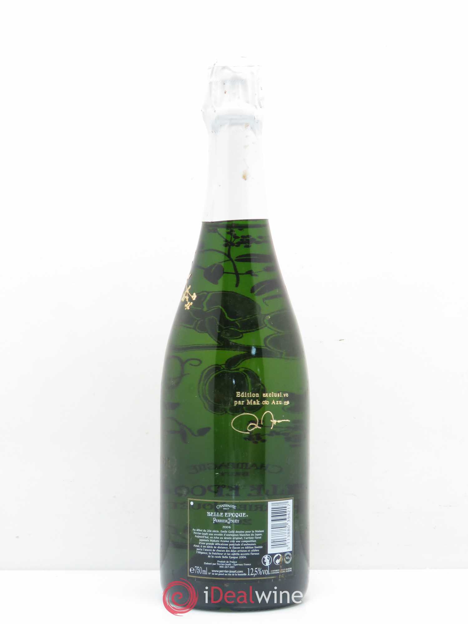Cuvée Belle Epoque Brut Perrier-Jouët Makoto Azuma 2004 - Lot de 1 bouteille - 1
