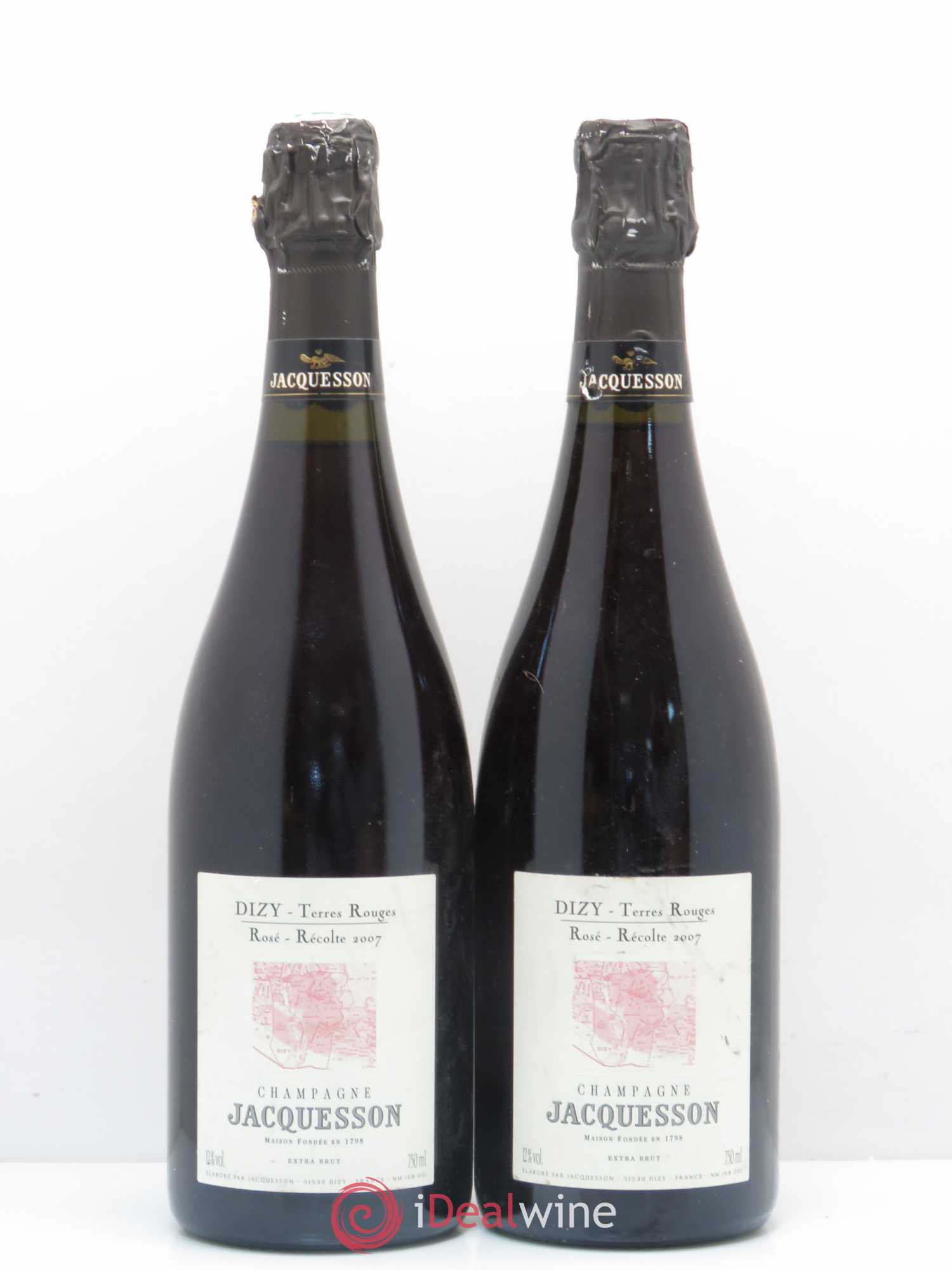 Dizy Terres Rouges Jacquesson 2007 - Lotto di 2 bottiglie - 0
