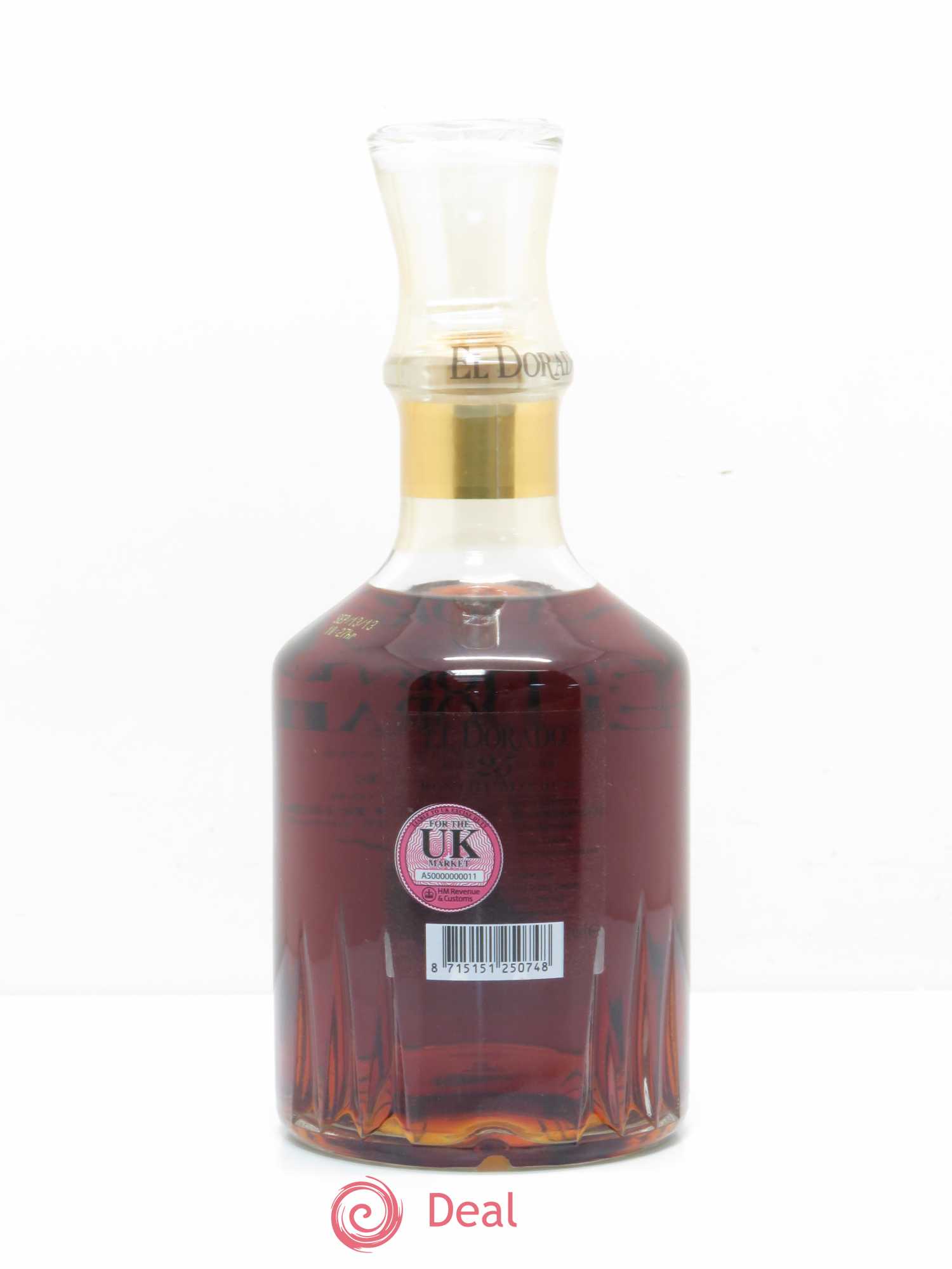 Rhum El Dorado 25 ans - Lotto di 1 bottiglia - 1