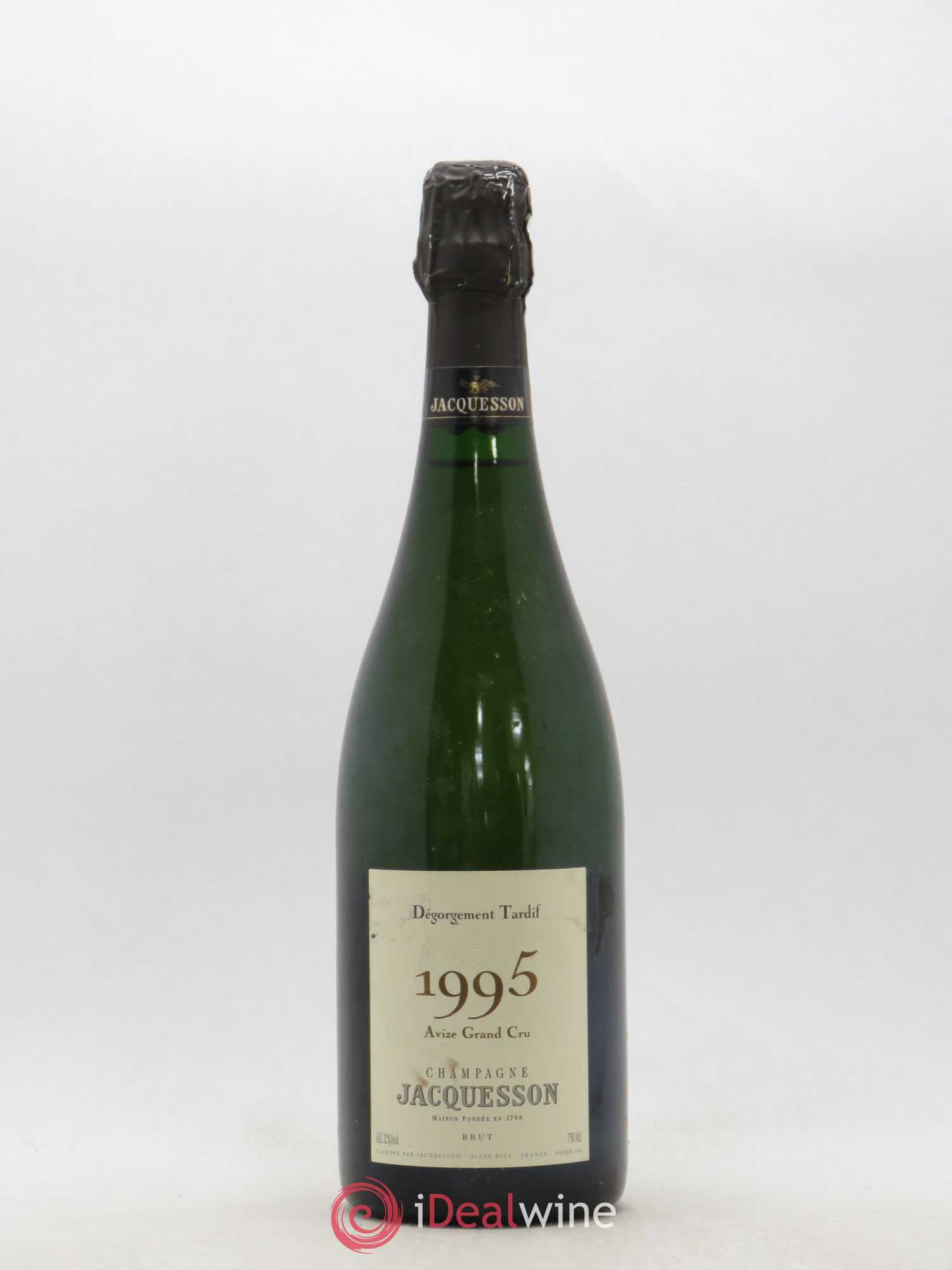 Extra Brut Avize Champ Caïn DT (Dégorgement Tardif) Jacquesson 1995 - Lot de 1 bouteille - 0
