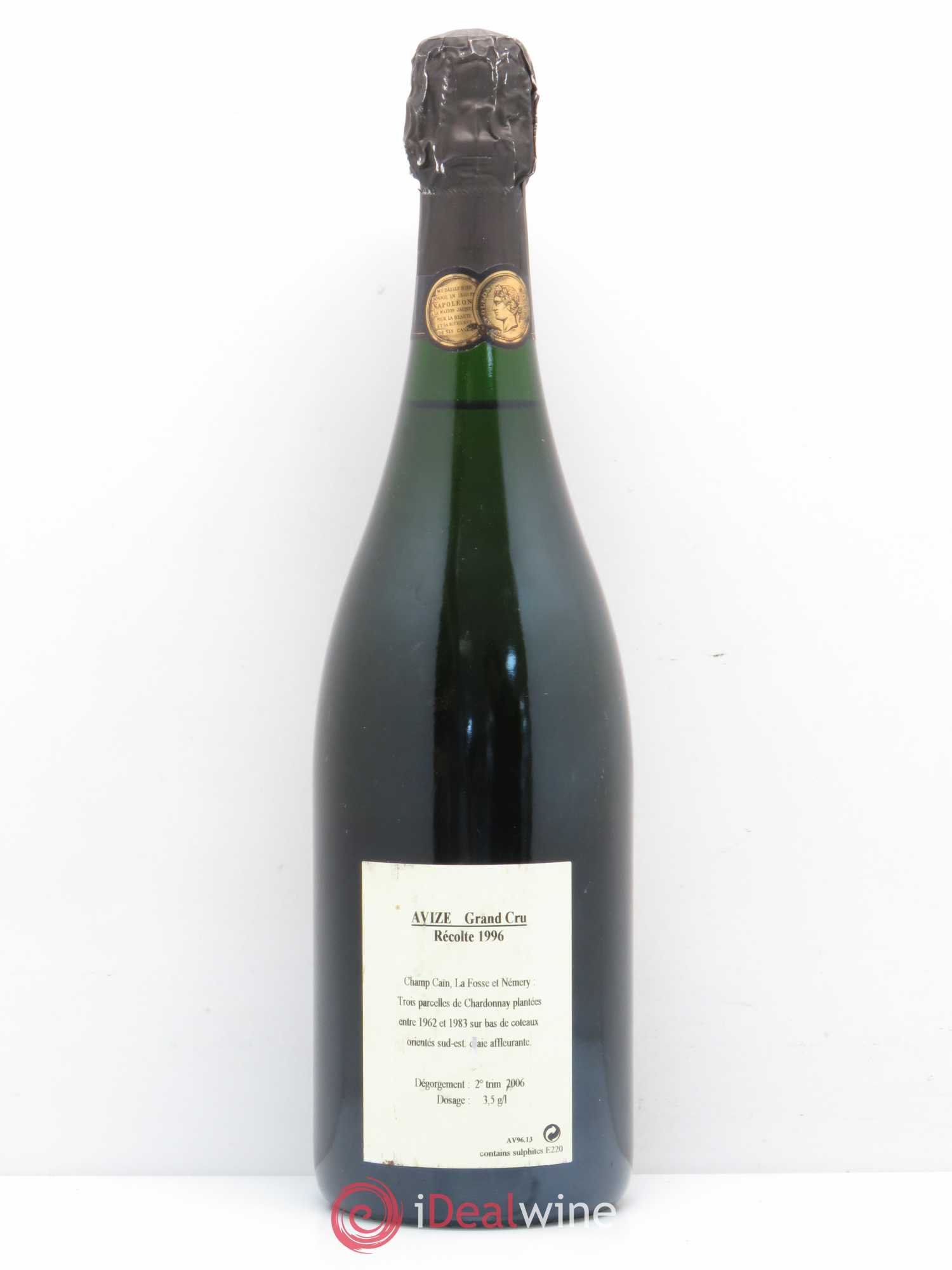 Champagne Jacquesson Avize Grand Cru 1996 - Lot de 1 bouteille - 1