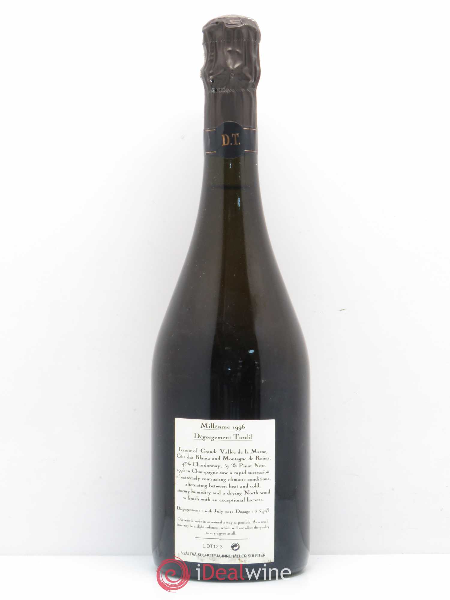 Dégorgement Tardif Jacquesson Signature 1996 - Lot de 1 bouteille - 1