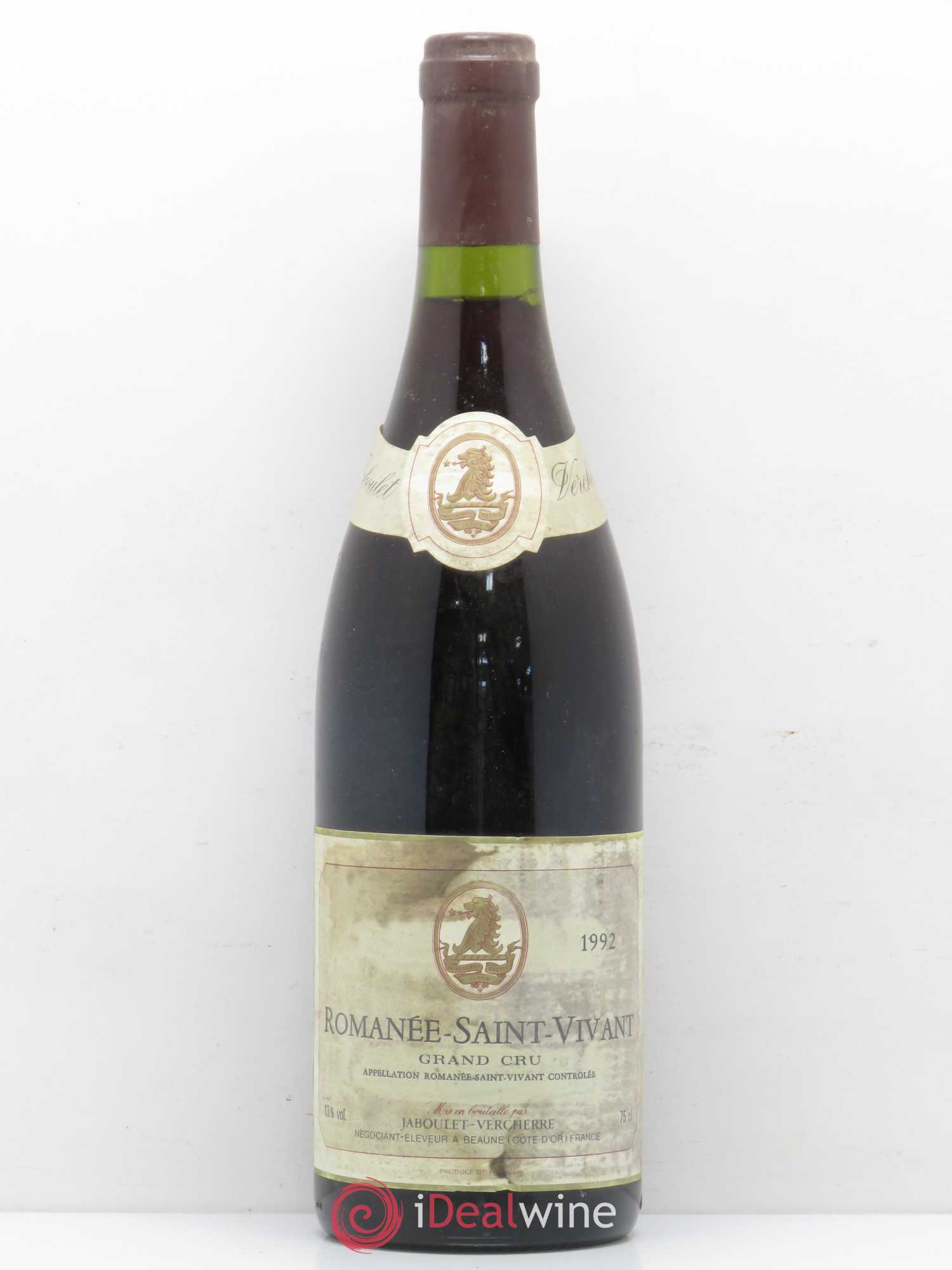 Romanée-Saint-Vivant Grand Cru Jaboulet Verchere 1992 - Lot de 1 bouteille - 0