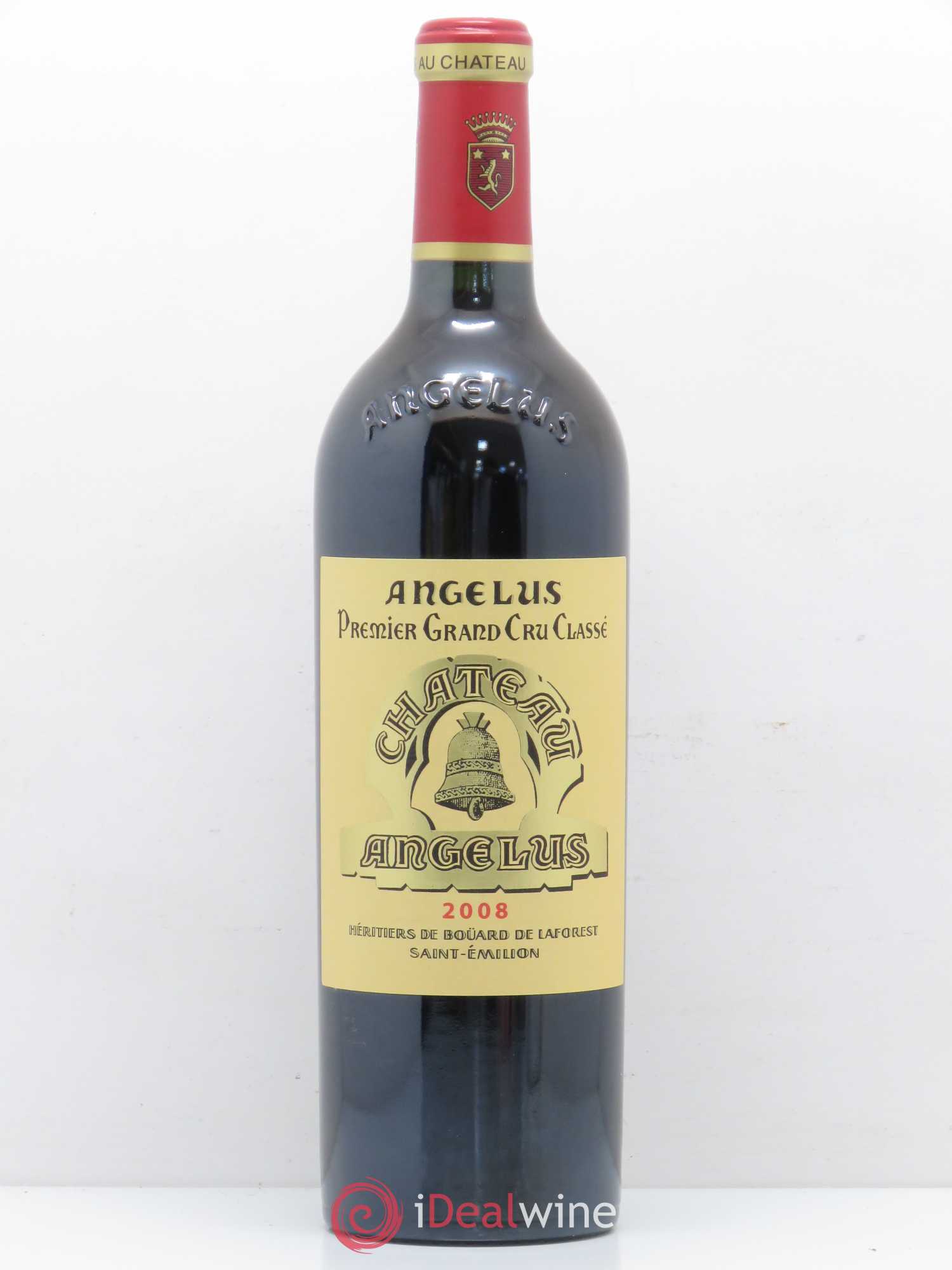 Château Angélus 1er Grand Cru Classé A 2008 - Lot de 1 bouteille - 0