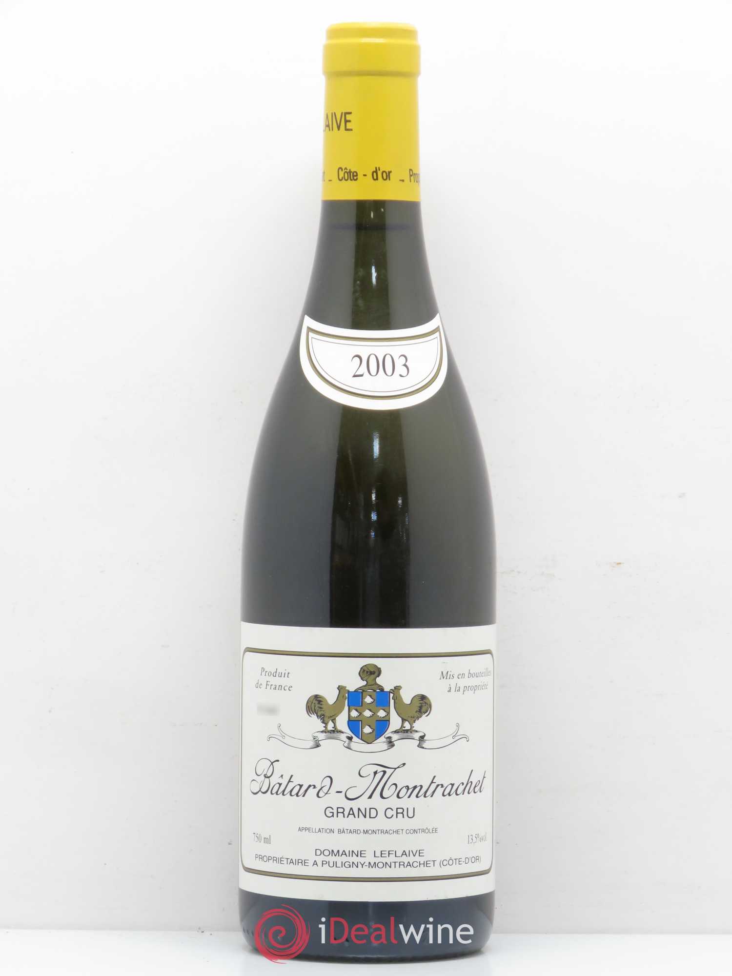Bâtard-Montrachet Grand Cru Leflaive (Domaine) 2003 - Lot de 1 bouteille - 0