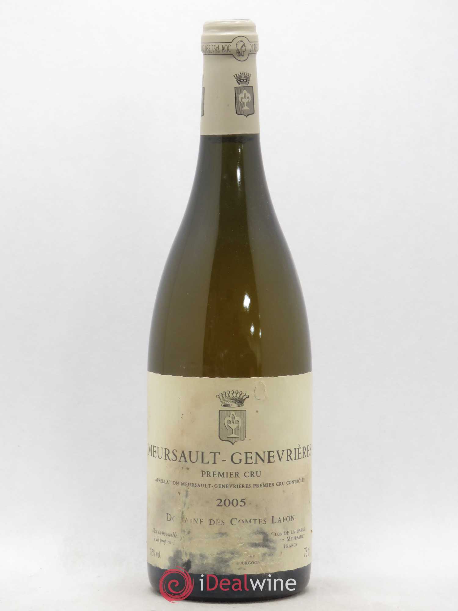 Meursault 1er Cru Genevrières Comtes Lafon (Domaine des) 2005 - Lot de 1 bouteille - 0