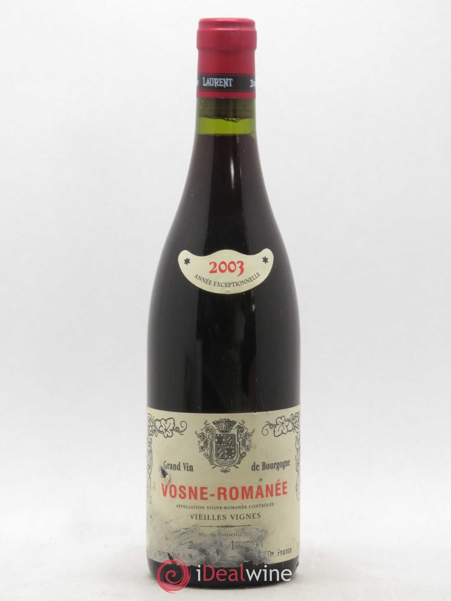 Vosne-Romanée Dominique Laurent 2003 - Posten von 1 Flasche - 0