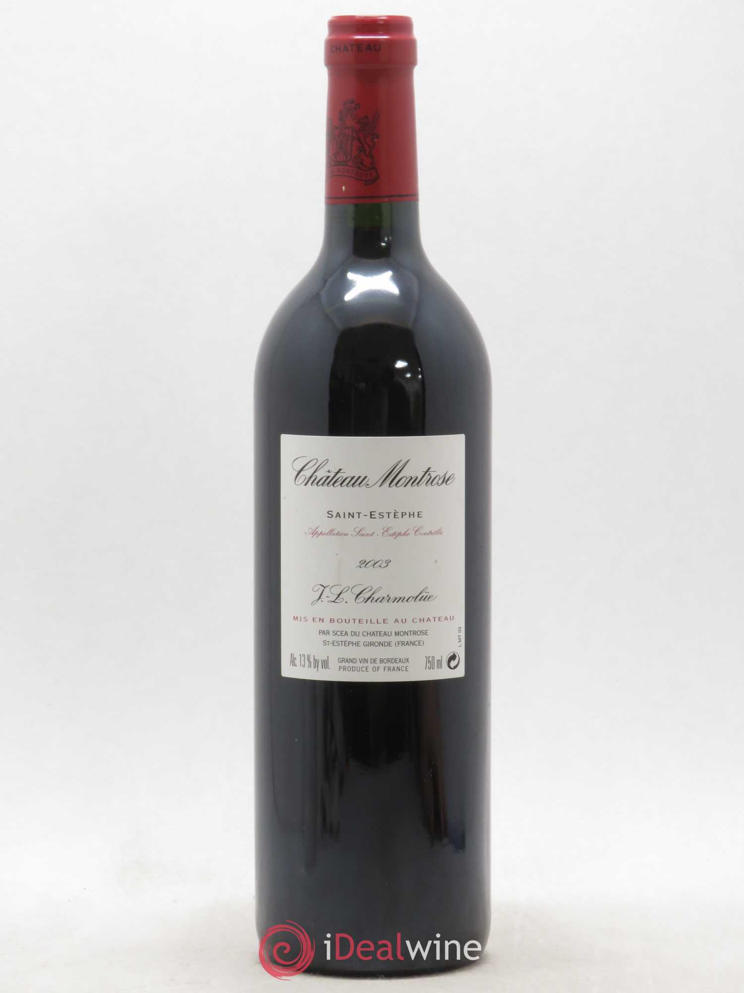 Château Montrose 2ème Grand Cru Classé 2003 - Lot de 1 bouteille - 1
