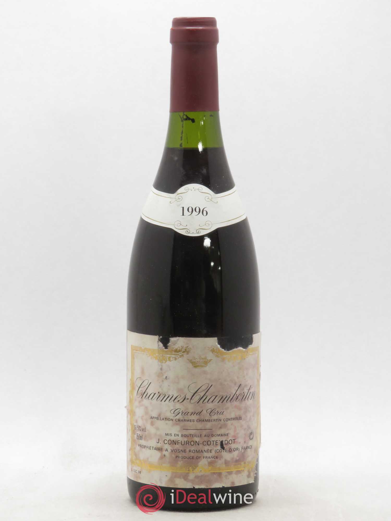 Charmes-Chambertin Grand Cru Confuron-Cotetidot 1996 - Lot de 1 bouteille - 0