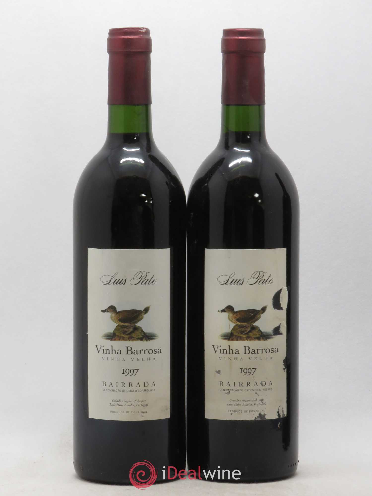 Portugal Bairrada DOC Vinha Barrossa Vieilles Vignes Luis Pato 1997 - Posten von 2 Flaschen - 0