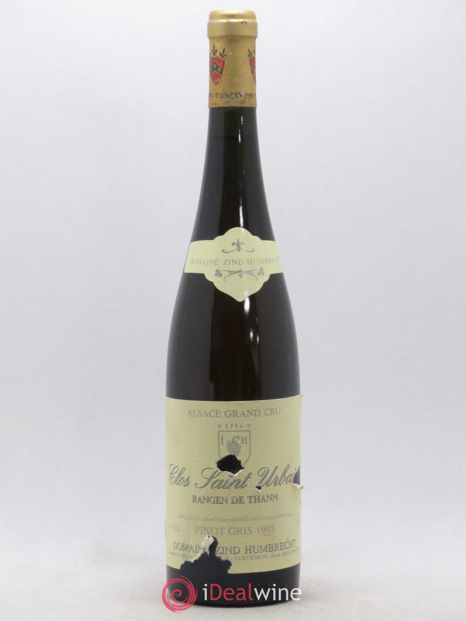 Alsace Pinot Gris Grand Cru Rangen de Thann Clos Saint-Urbain Zind-Humbrecht (Domaine) 1995 - Lot de 1 bouteille - 0