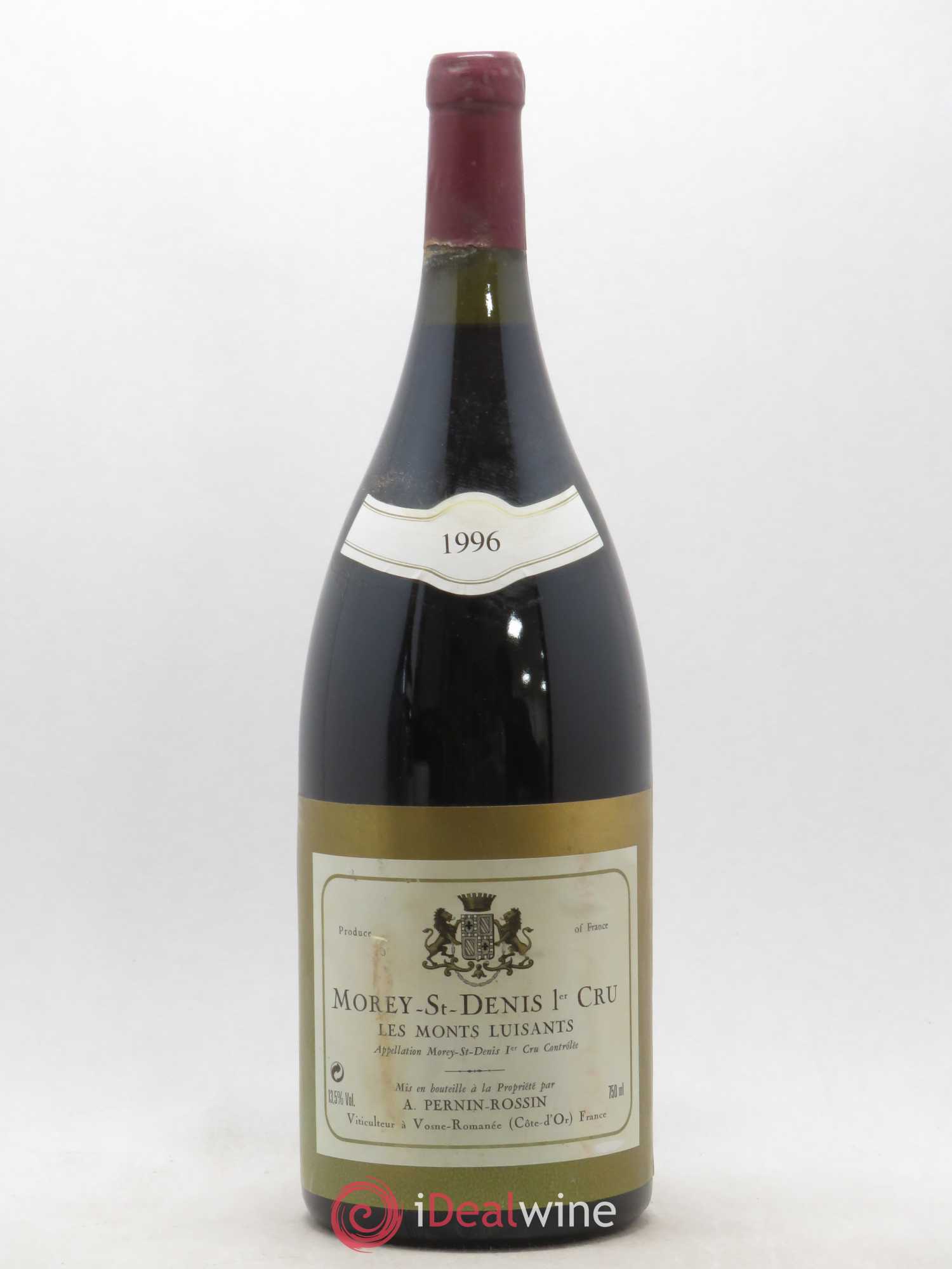 Morey-Saint-Denis 1er Cru Les Monts Luisants Pernin Rossin 1996 - Lot de 1 magnum - 0