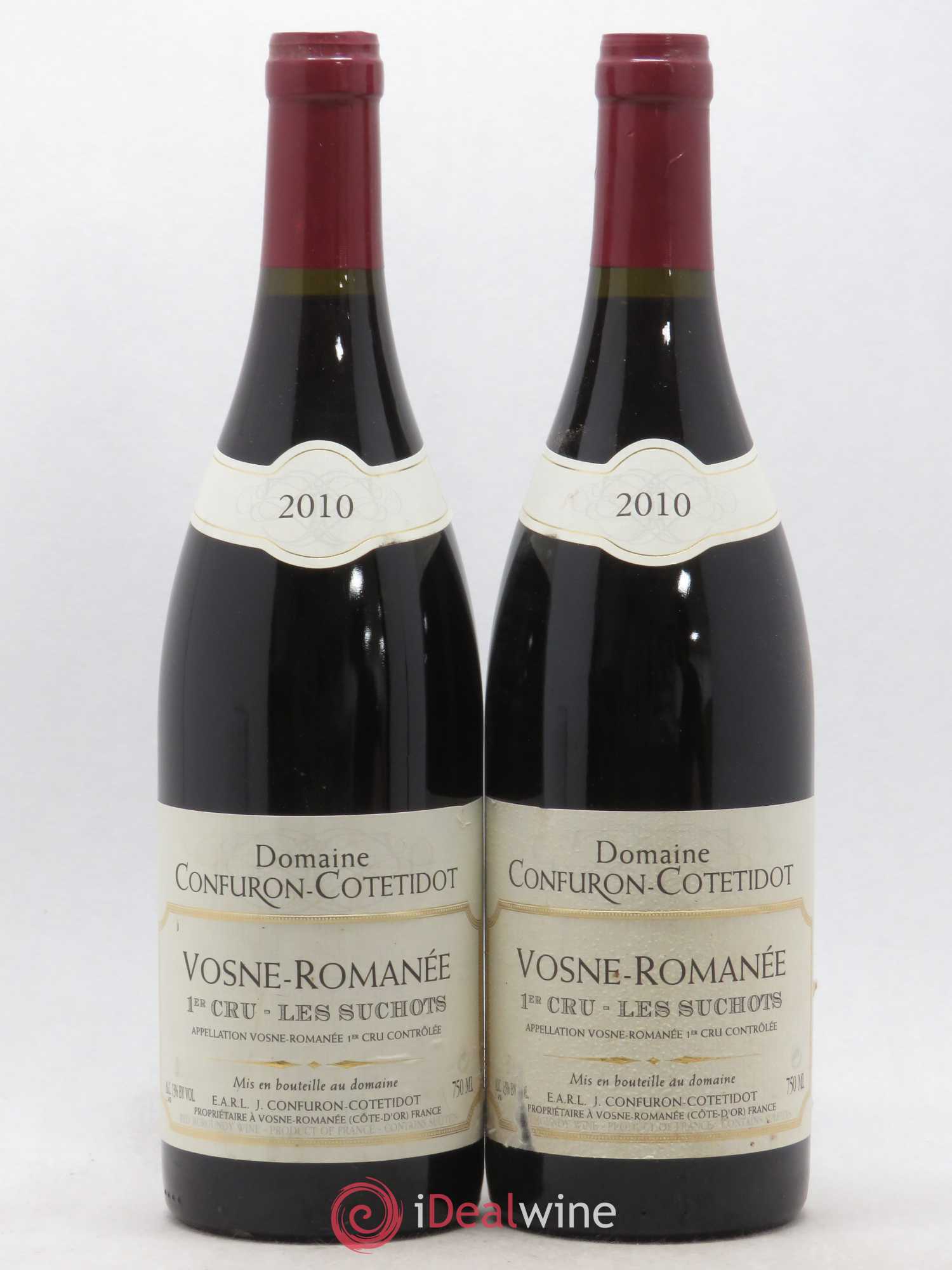 Vosne-Romanée 1er Cru Les Suchots Confuron-Cotetidot 2010 - Lot de 2 bouteilles - 0