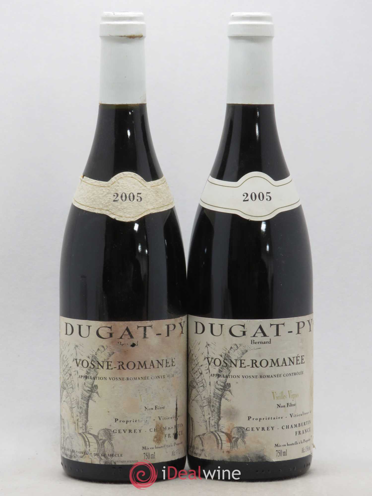 Vosne-Romanée Vieilles Vignes Dugat-Py 2005 - Lot de 2 bouteilles - 0