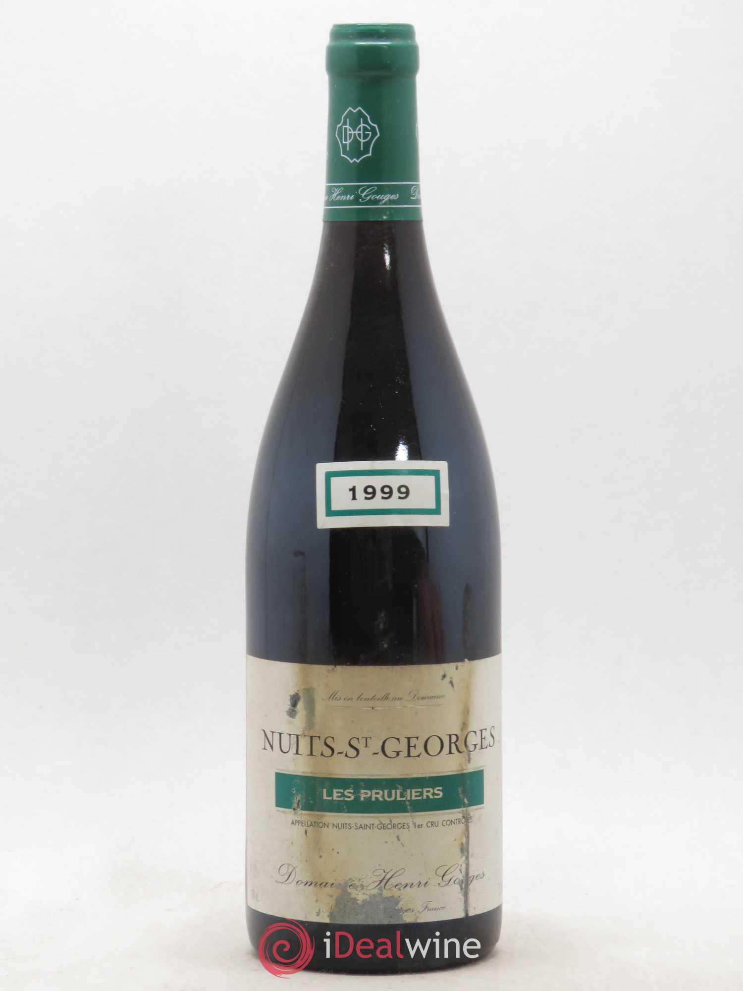 Nuits-Saint-Georges 1er Cru Les Pruliers Henri Gouges 1999 - Lot de 1 bouteille - 0