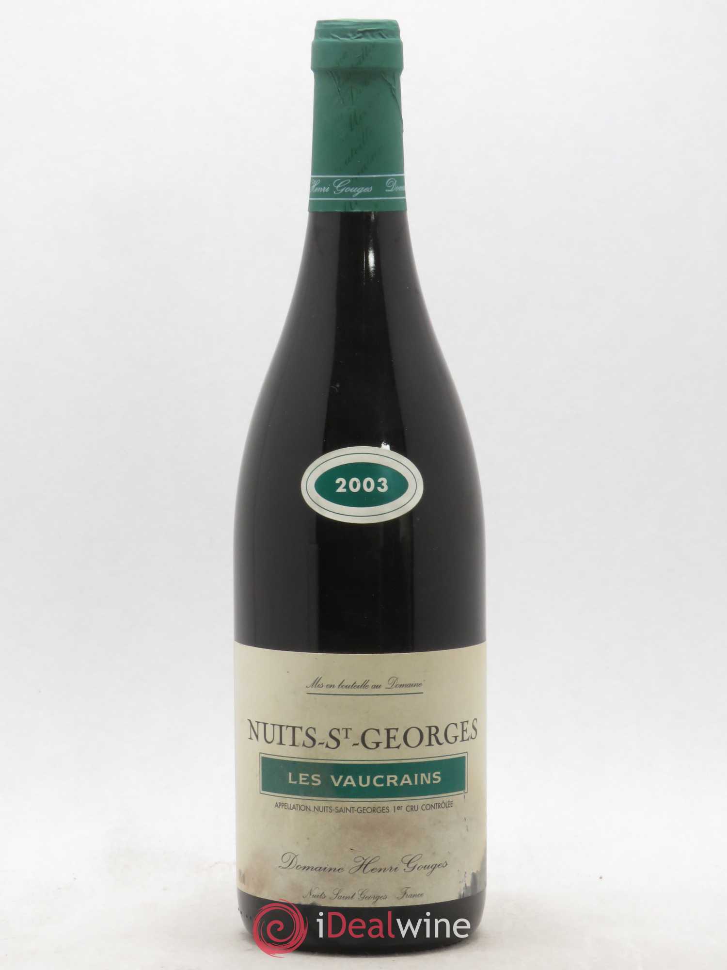 Nuits-Saint-Georges 1er Cru Les Vaucrains Henri Gouges 2003 - Lot de 1 bouteille - 0