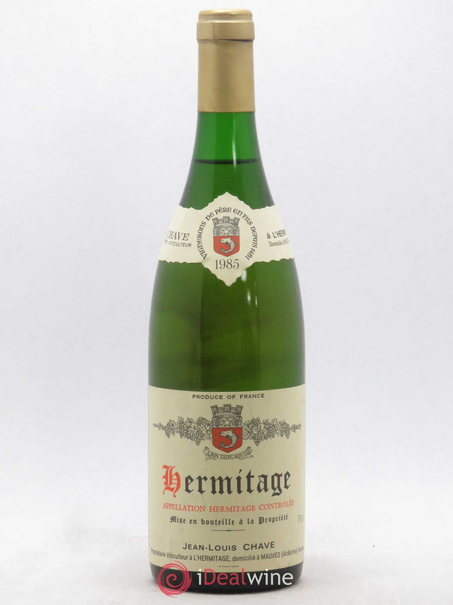 Hermitage Jean-Louis Chave 1985 - Lot de 1 bouteille - 0